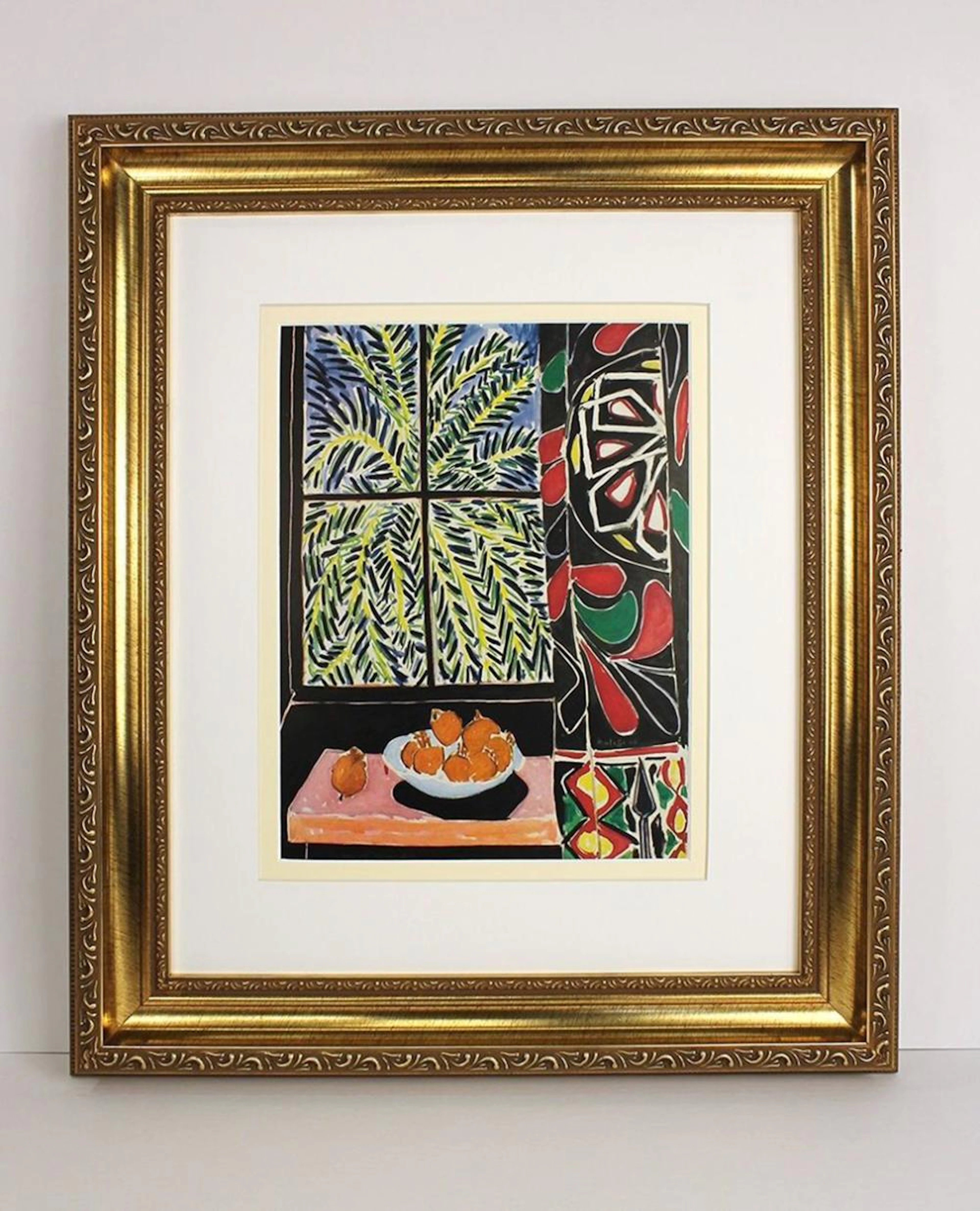 1948 Henri Matisse Interieur au Rideau Egyptien (Behind...