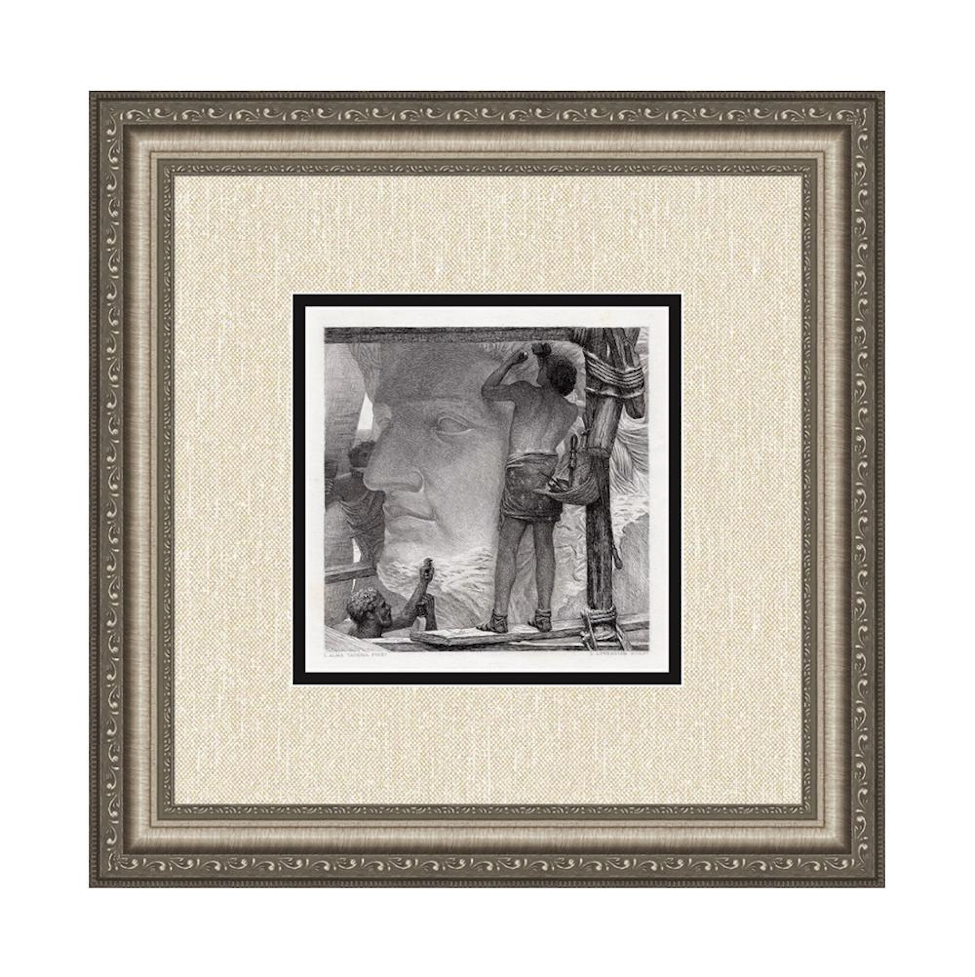 1878 Sir Lawrence Alma Tadema Sculpture in Ancient Rome engraving signed