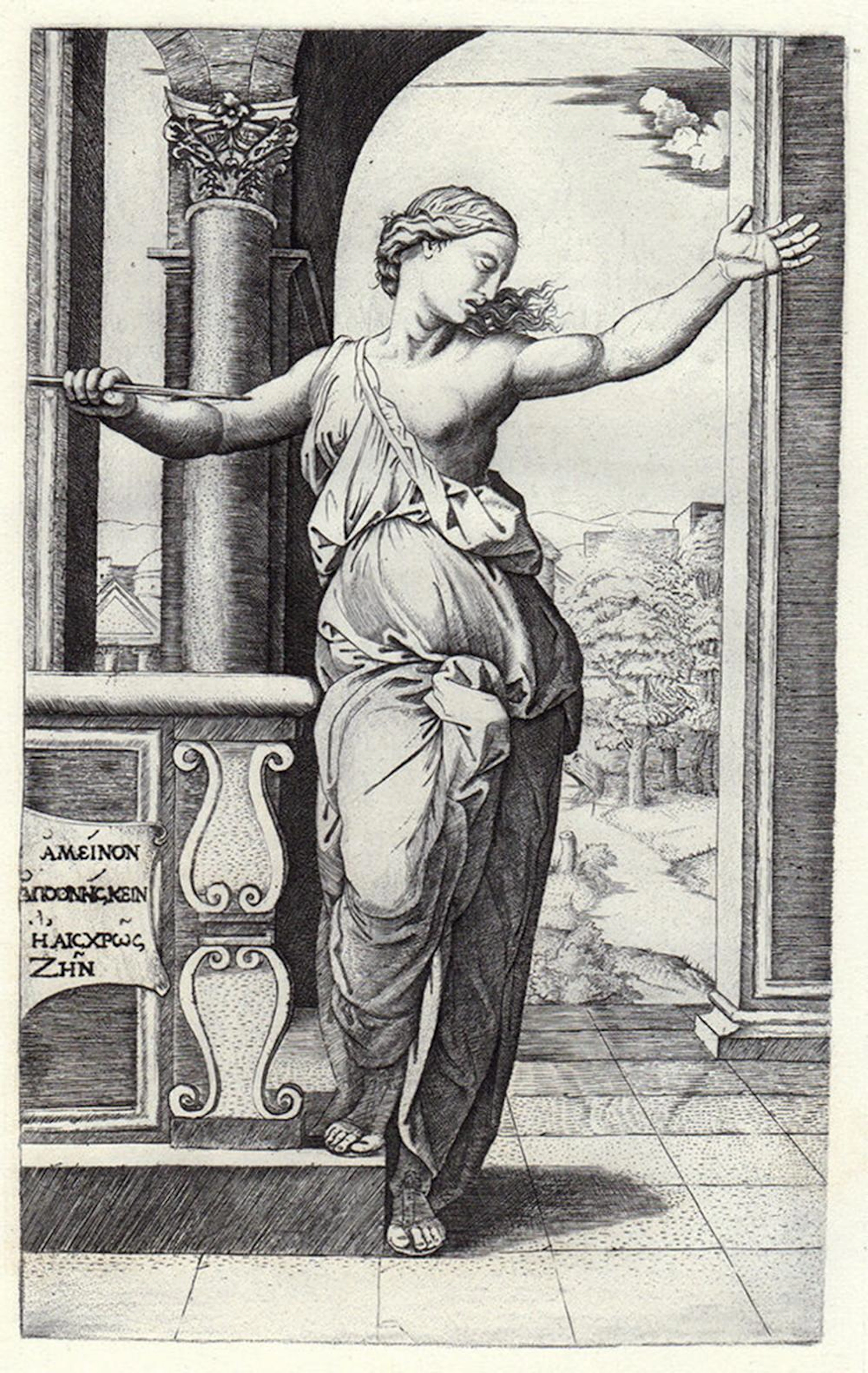Raphael Lucretia 1880 engraving