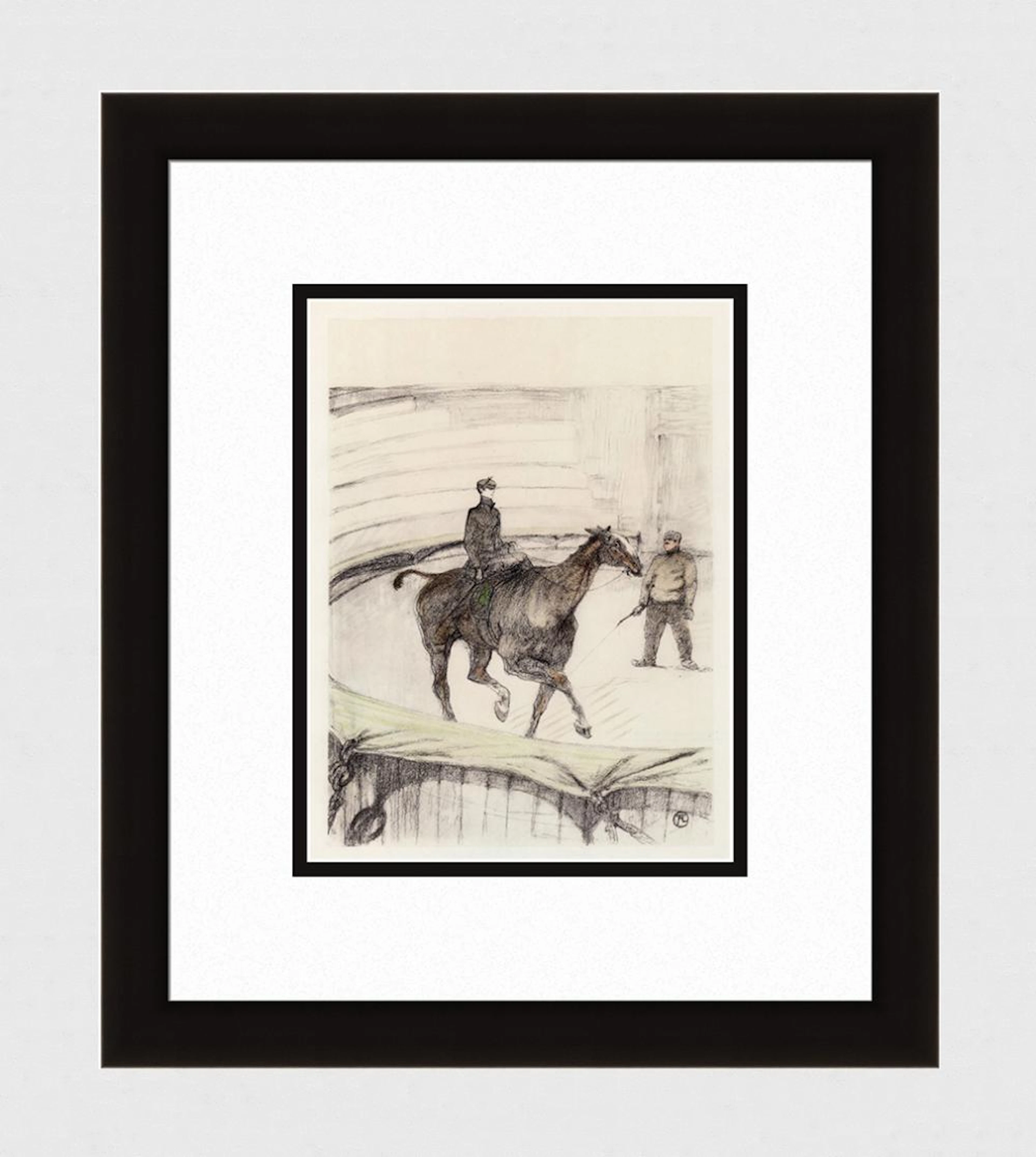 Toulouse Lautrec Color Lithograph Circus Ltd ed