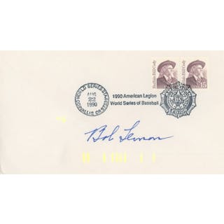 Bob Lemon - MLB Baseball Hall of Fame - Autographed Commemorative Postal Cover