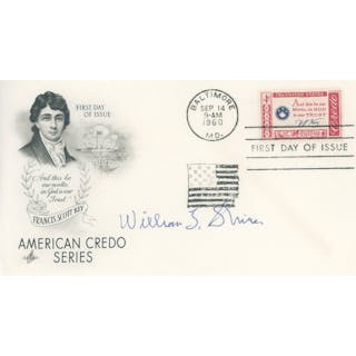 William Safire - Presidential Speechwriter - Autographed First Day Postal Cover