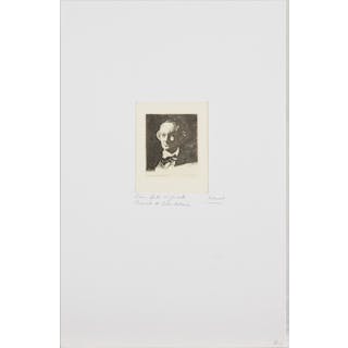 EDOUARD MANET (1832-1883). Efter. "Porträtt av Baudelaire", etsning