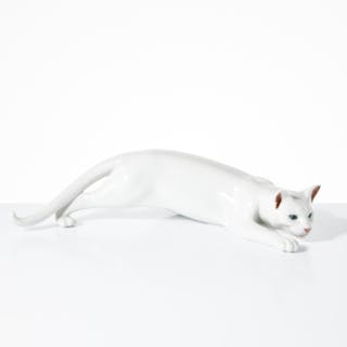 ROYAL COPENHAGEN, figurin, katt, modell av C.F. Liisberg.