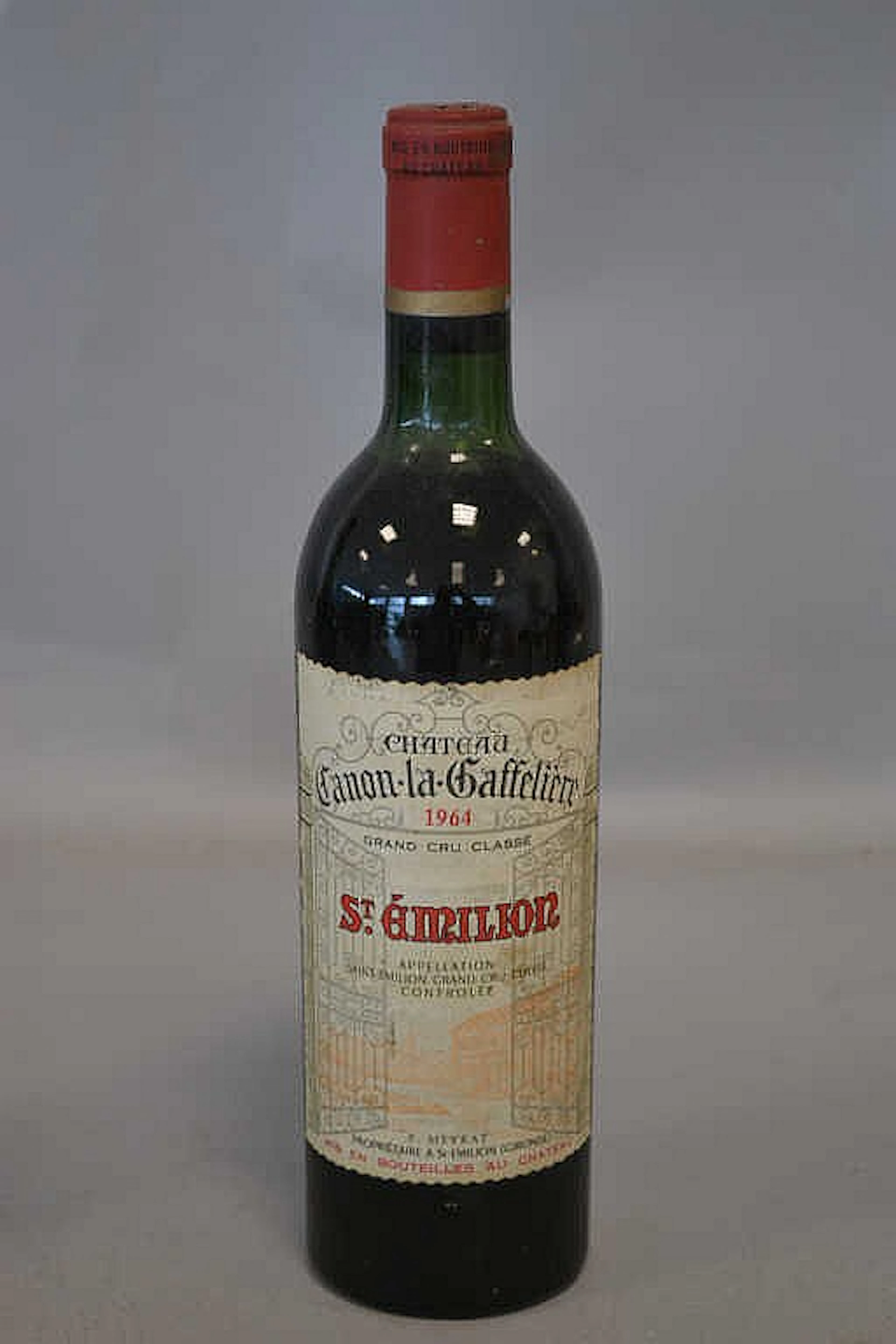1 Bottle CH. CANON LA GAFFELIÈRE St Emilion GCC 1964 Et