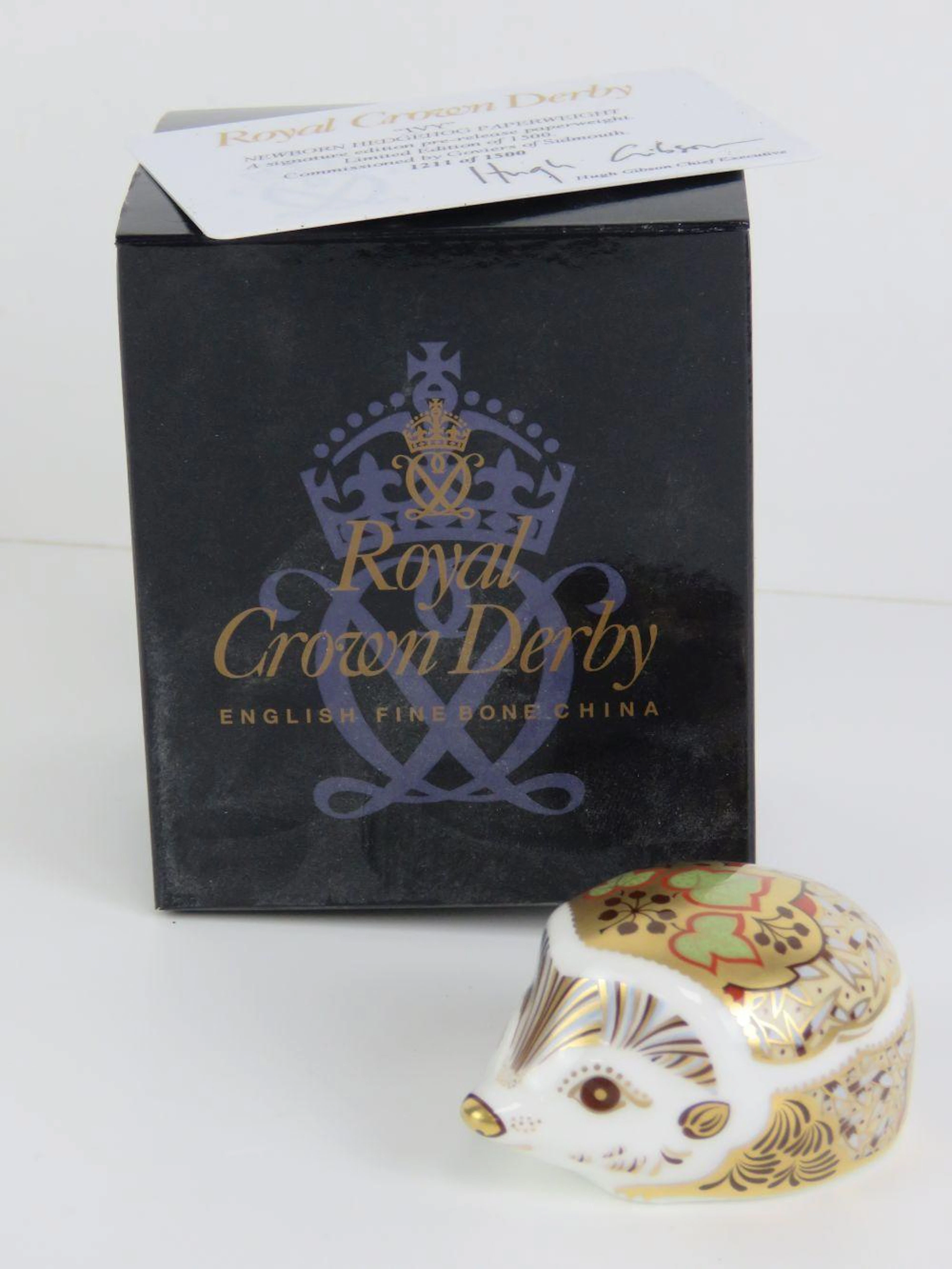 Royal Crown Derby Paperweight; a Signature Edition...