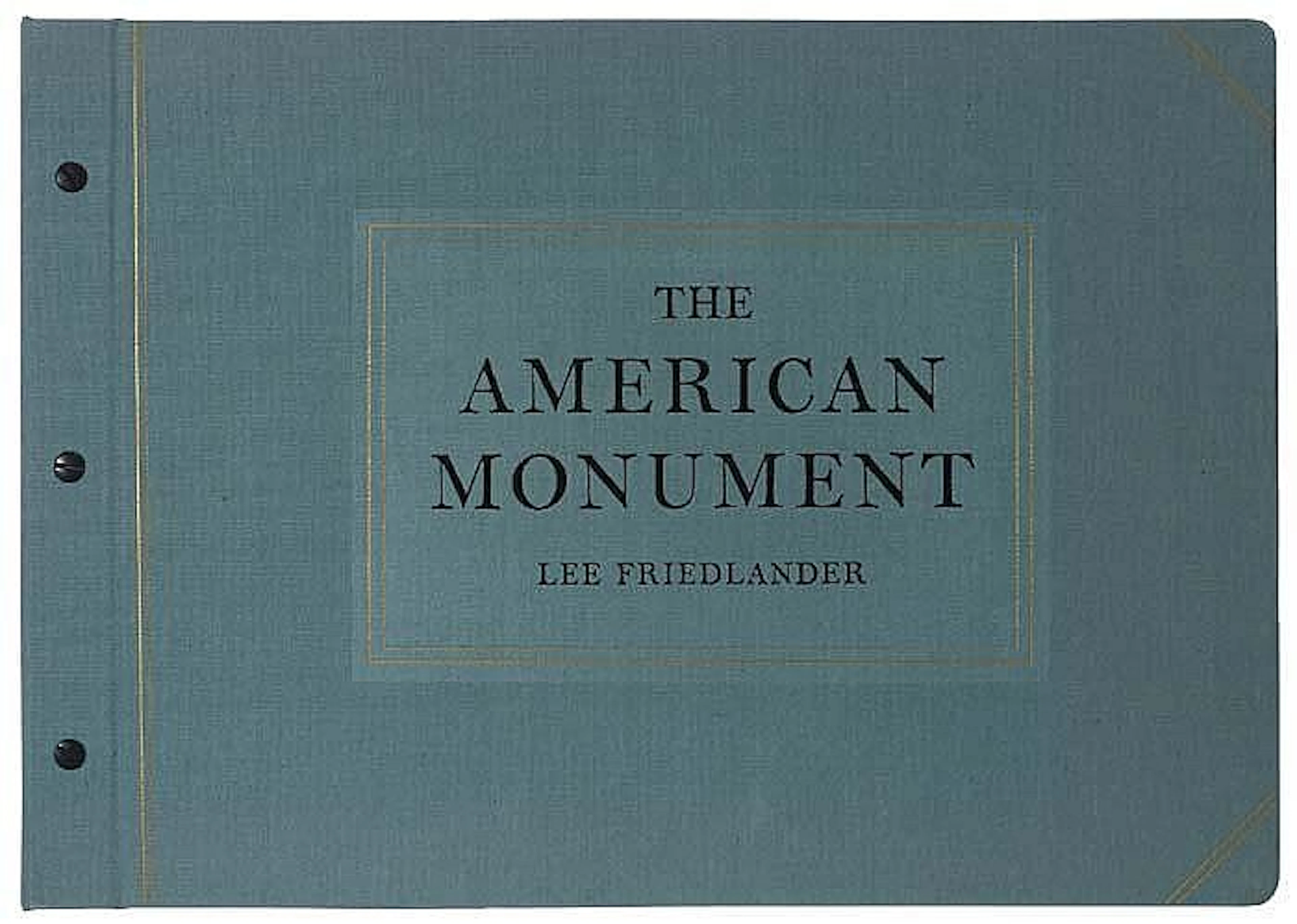 FRIEDLANDER, LEE. The American Monument.