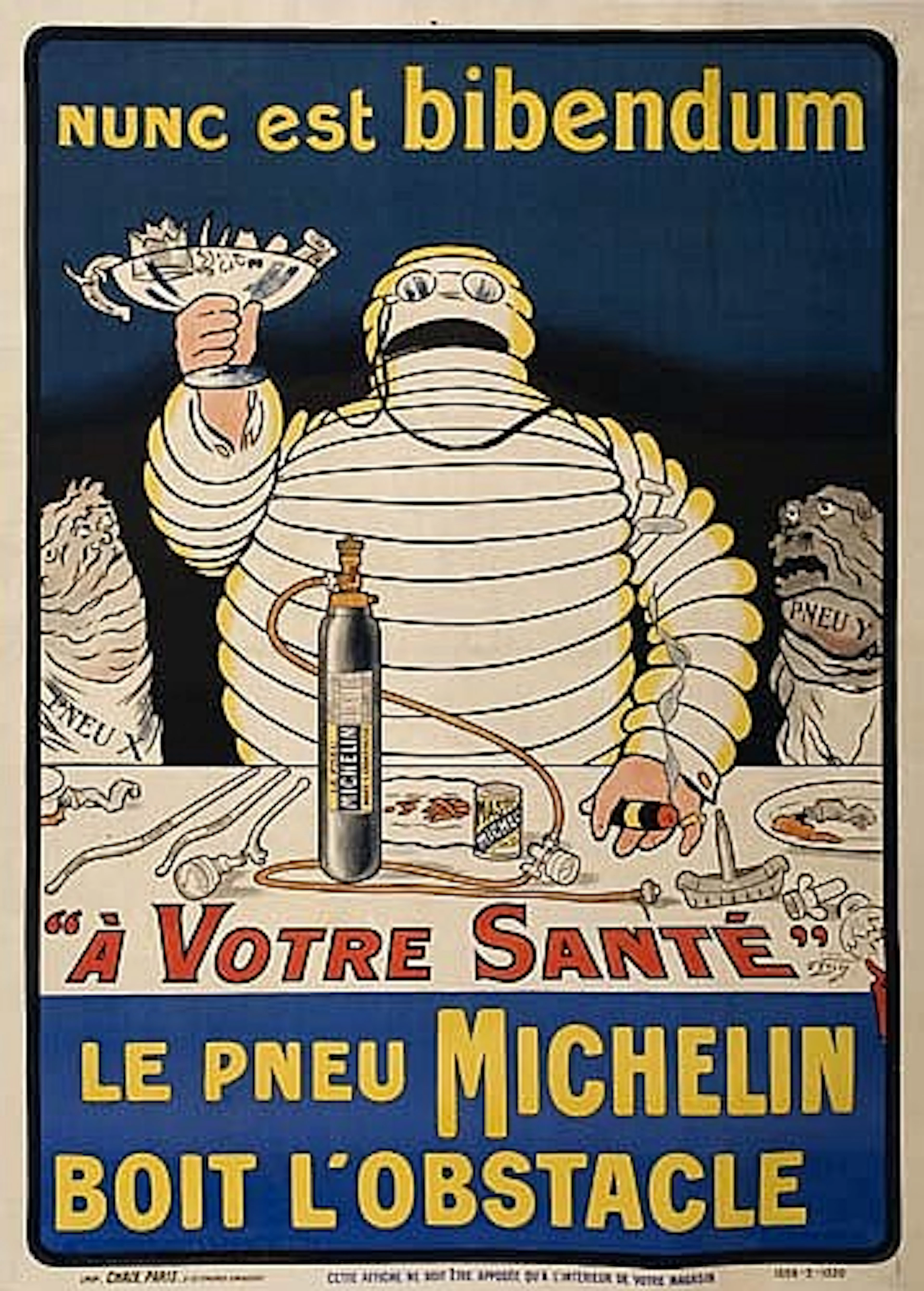 Poster: O' GALOP (MARIUS ROSSILLON 1867-1946) NUNC EST BIBEN