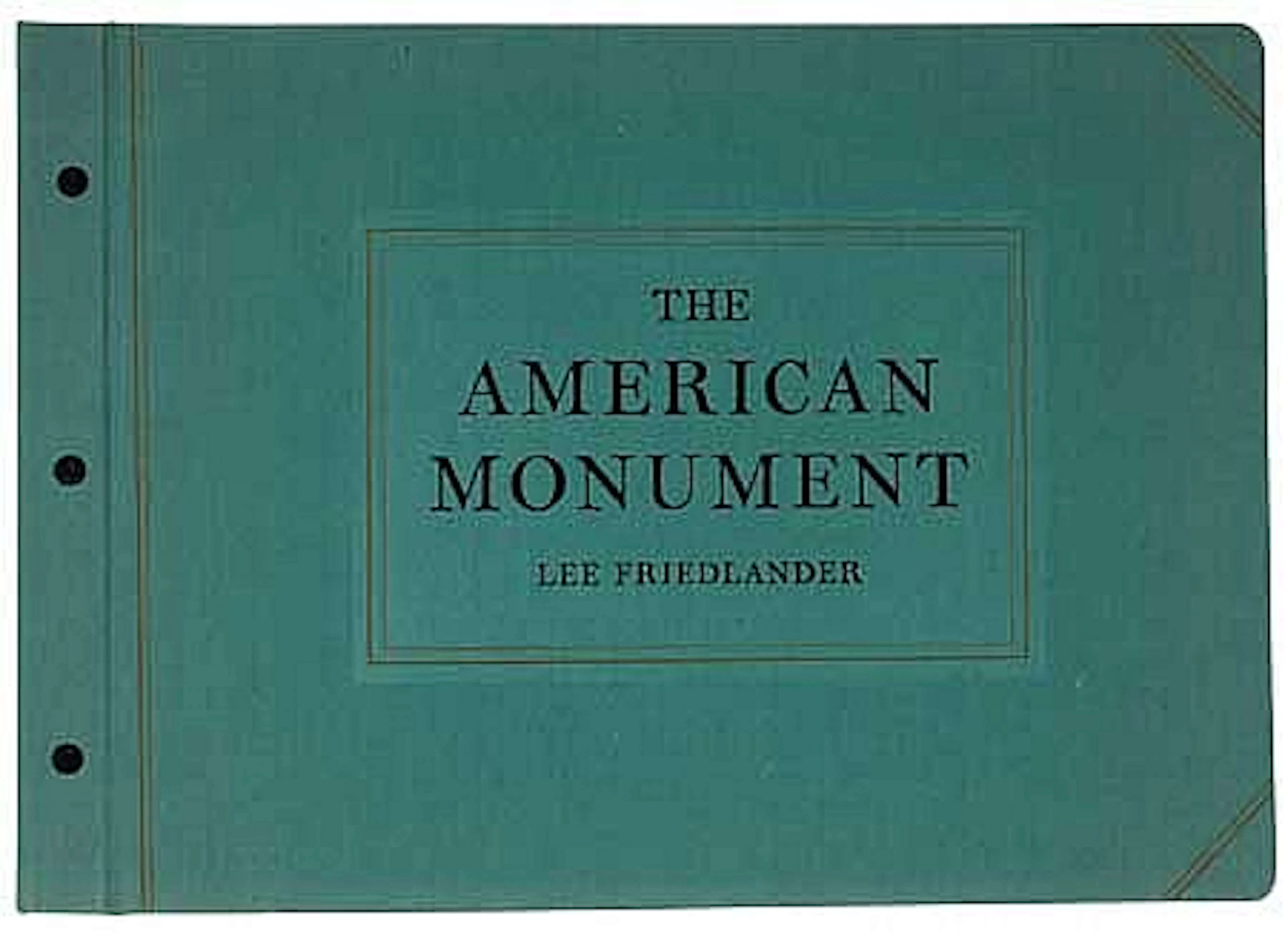 FRIEDLANDER, LEE. The American Monument.