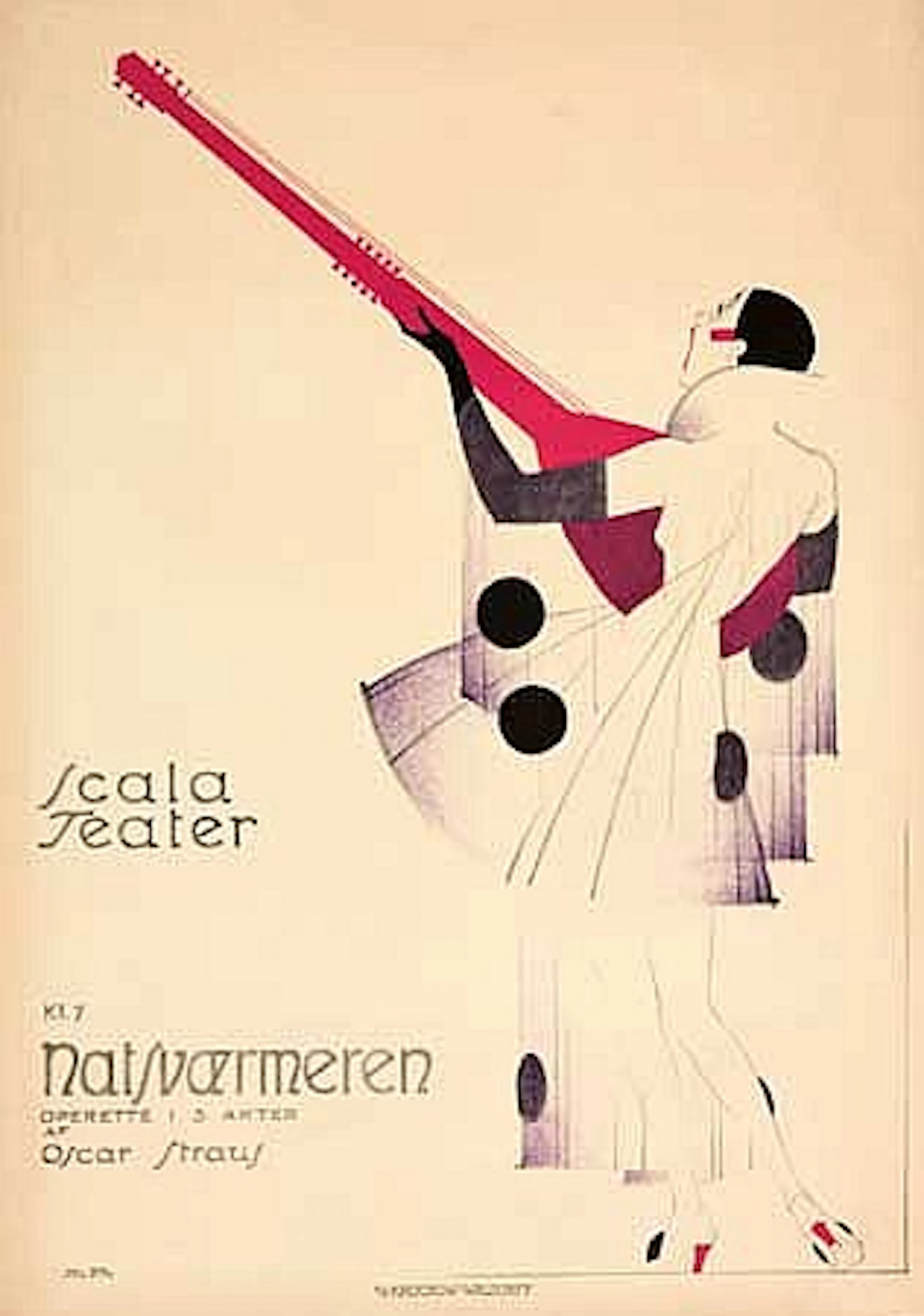 POSTER: SVEN BRASCH (1886-1970). SCALA TEATER