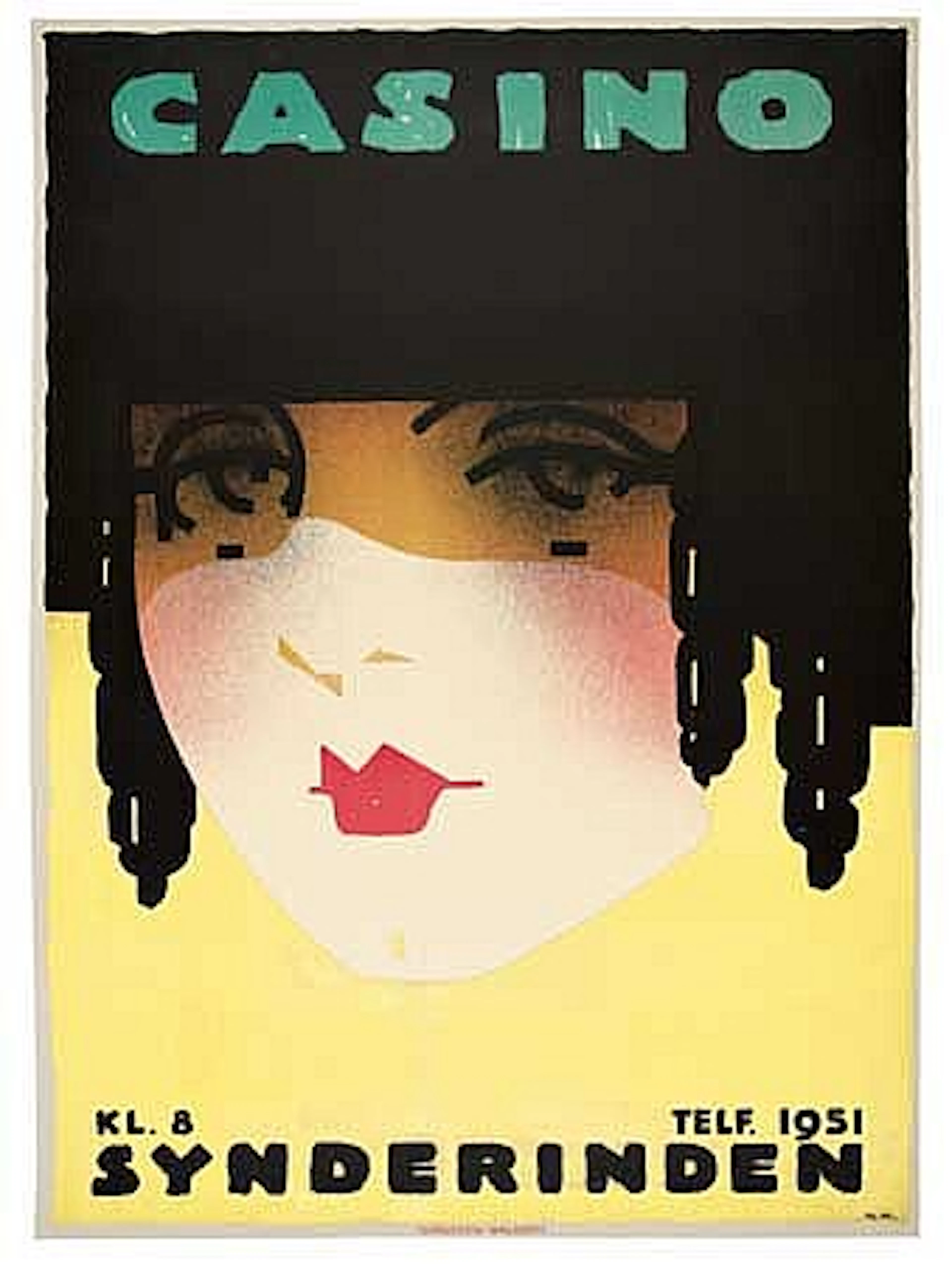 POSTER: SVEN BRASCH (1886-1970). CASINO / SYN