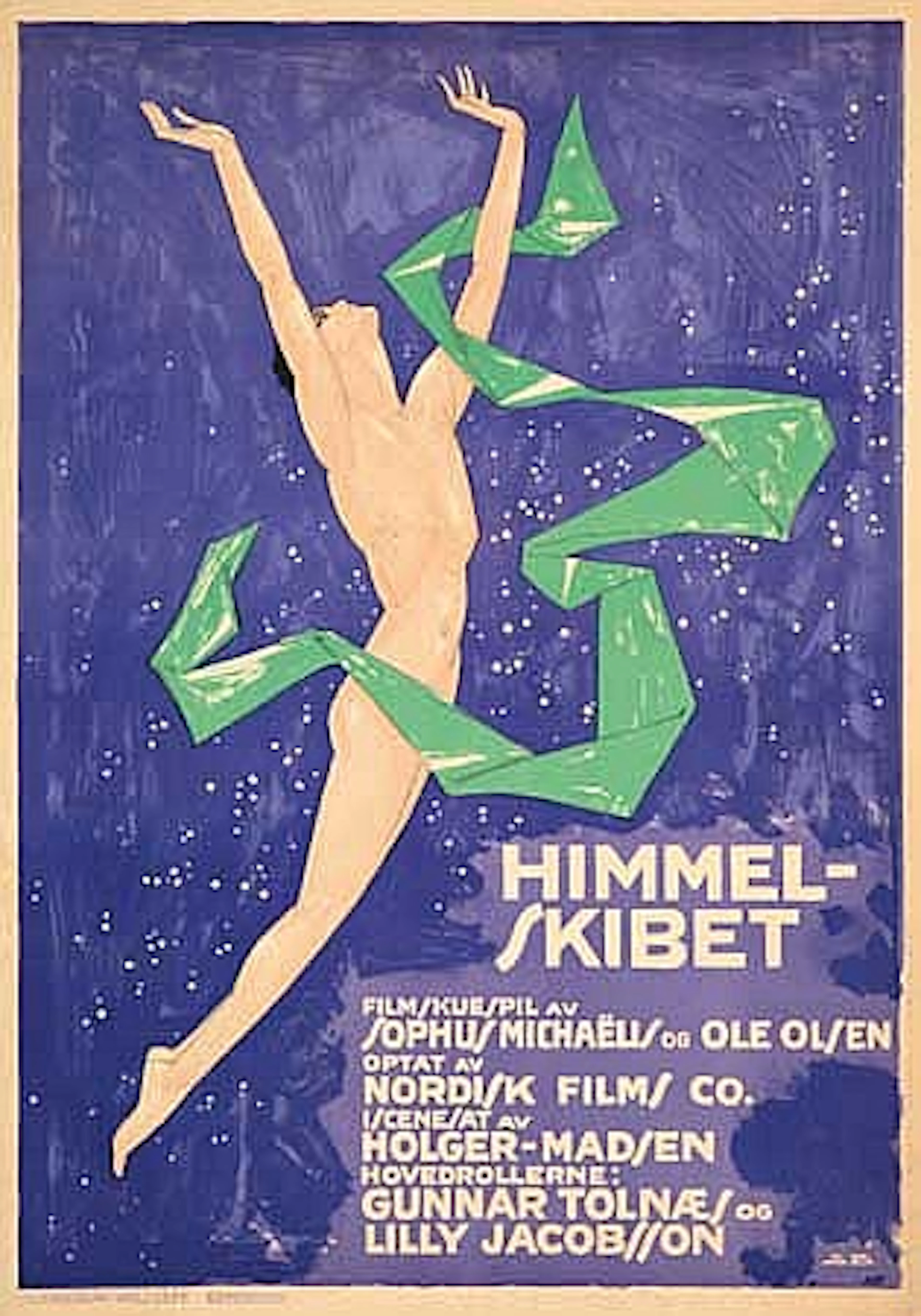 POSTER: SVEN BRASCH (1886-1970). HIMMEL-SKIBE