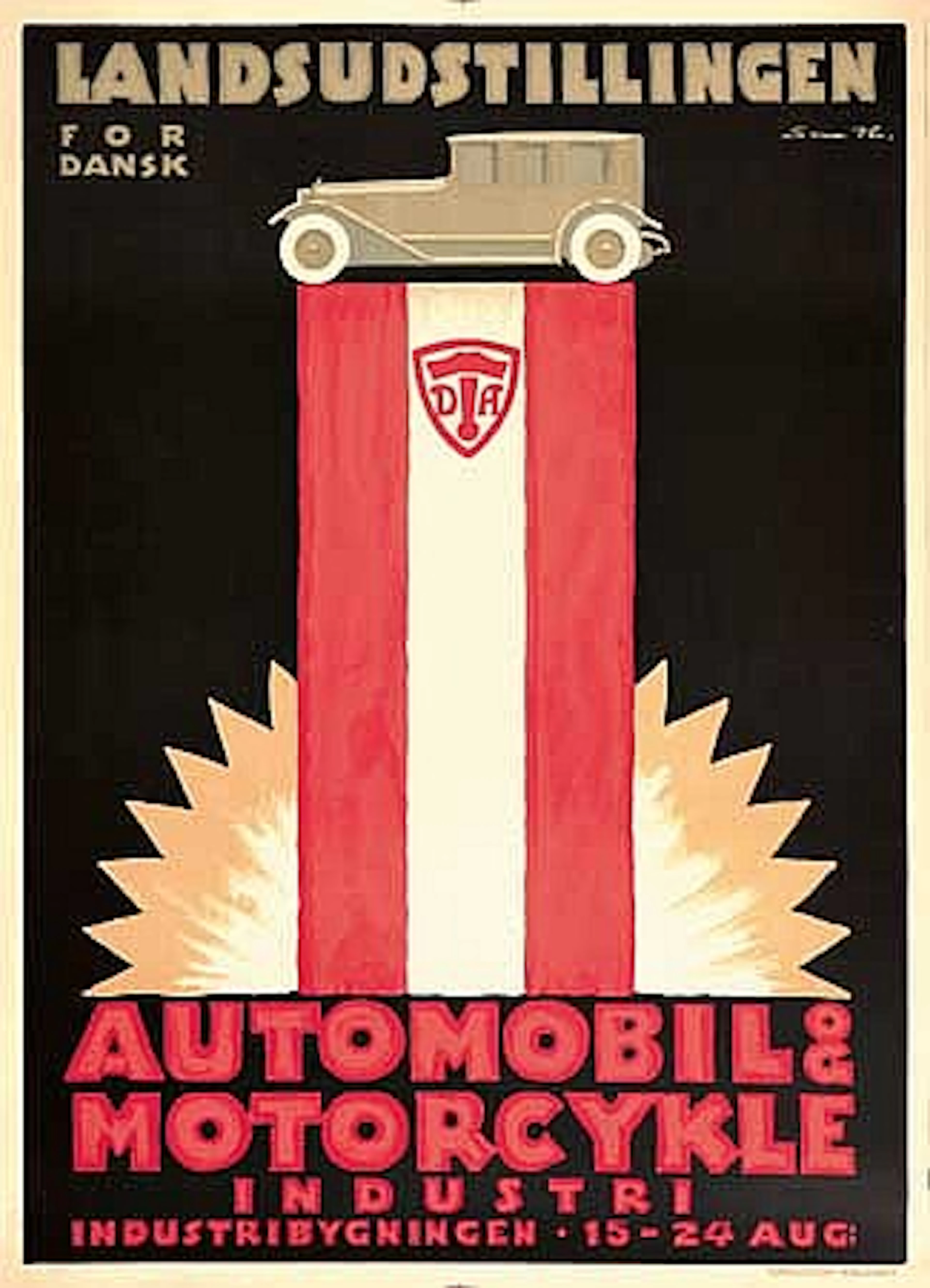 POSTER: SVEN BRASCH (1886-1970). AUTOMOBIL &