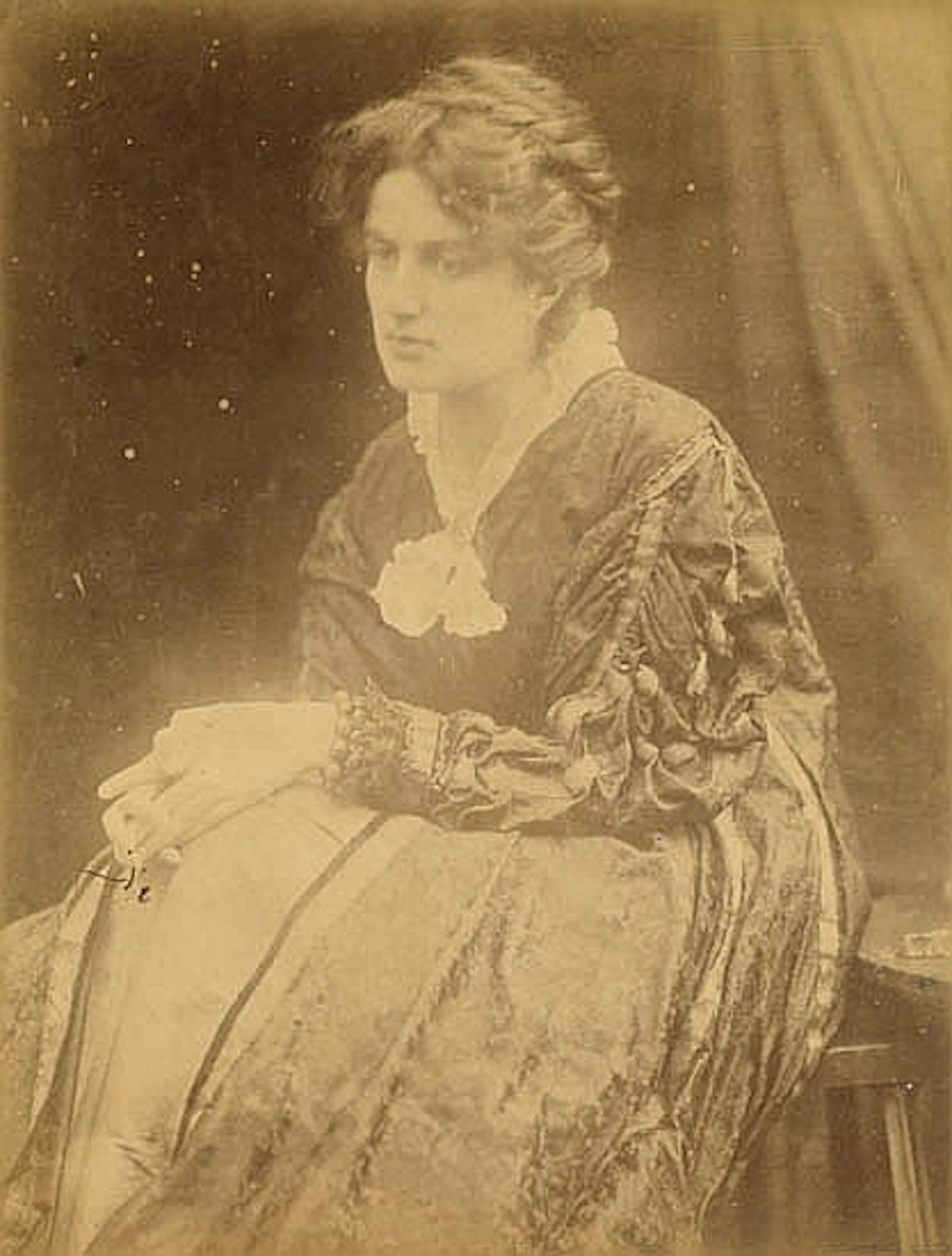 CAMERON, JULIA MARGARET (1815-1879) Portrait of Marie Spartali.