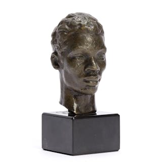 RICHMOND BARTHÉ (1901 - 1989) Untitled (Head of a Young Man).