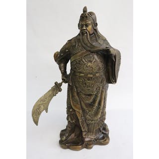 A bronze sculpture of deity