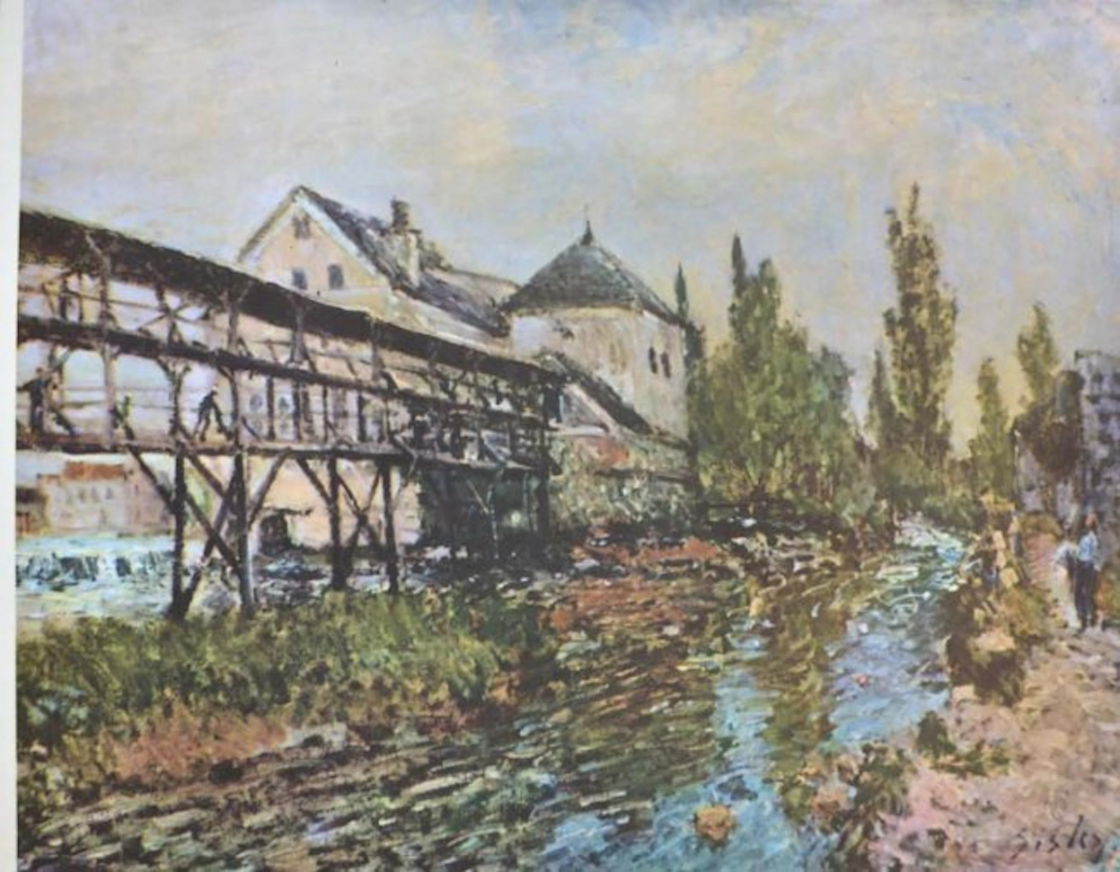 ALFRED SISLEY, THE COVERED BRIDGE (RARE)