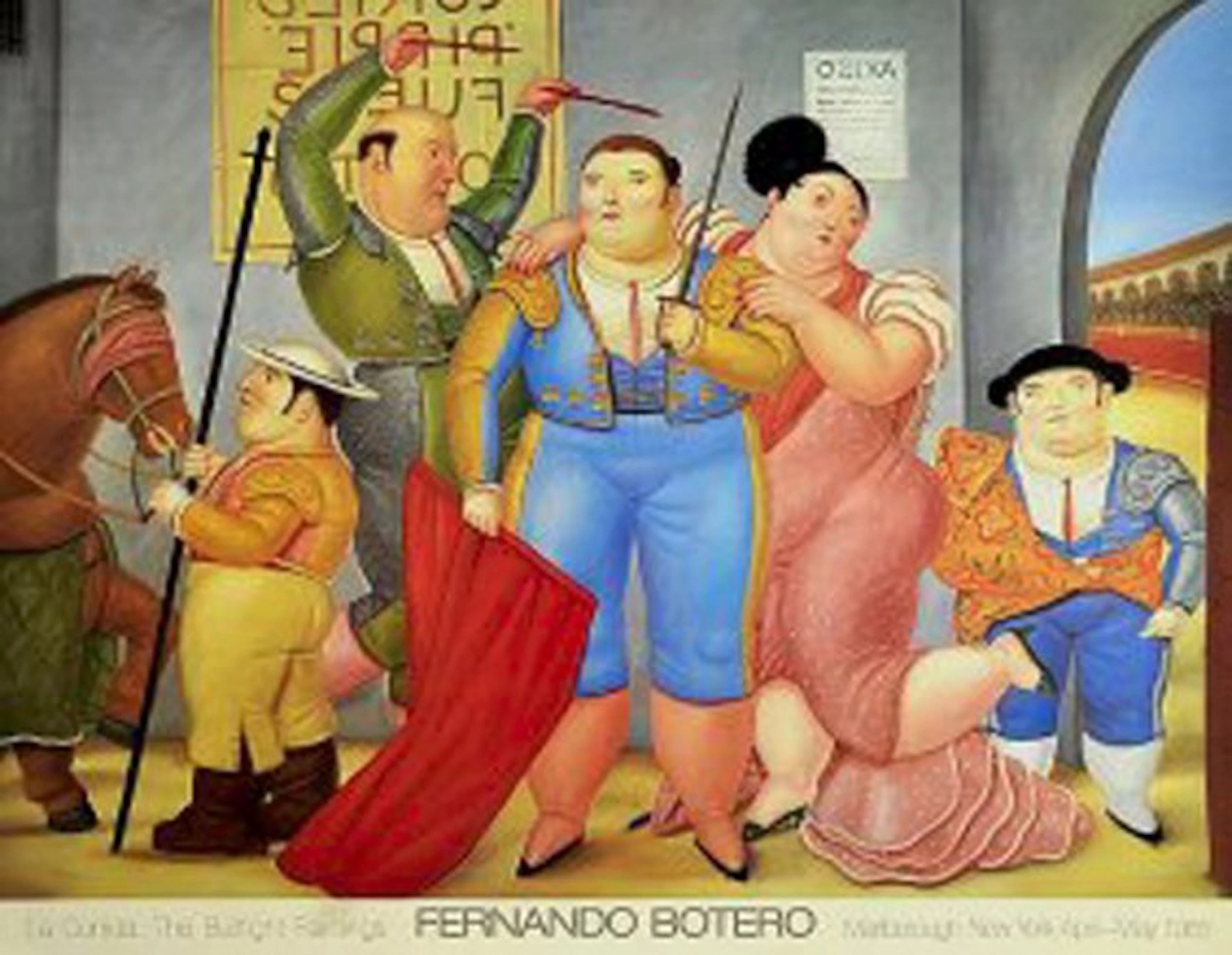 Fernando Botero (Colombian, b.1932), "La Corrida," 1985