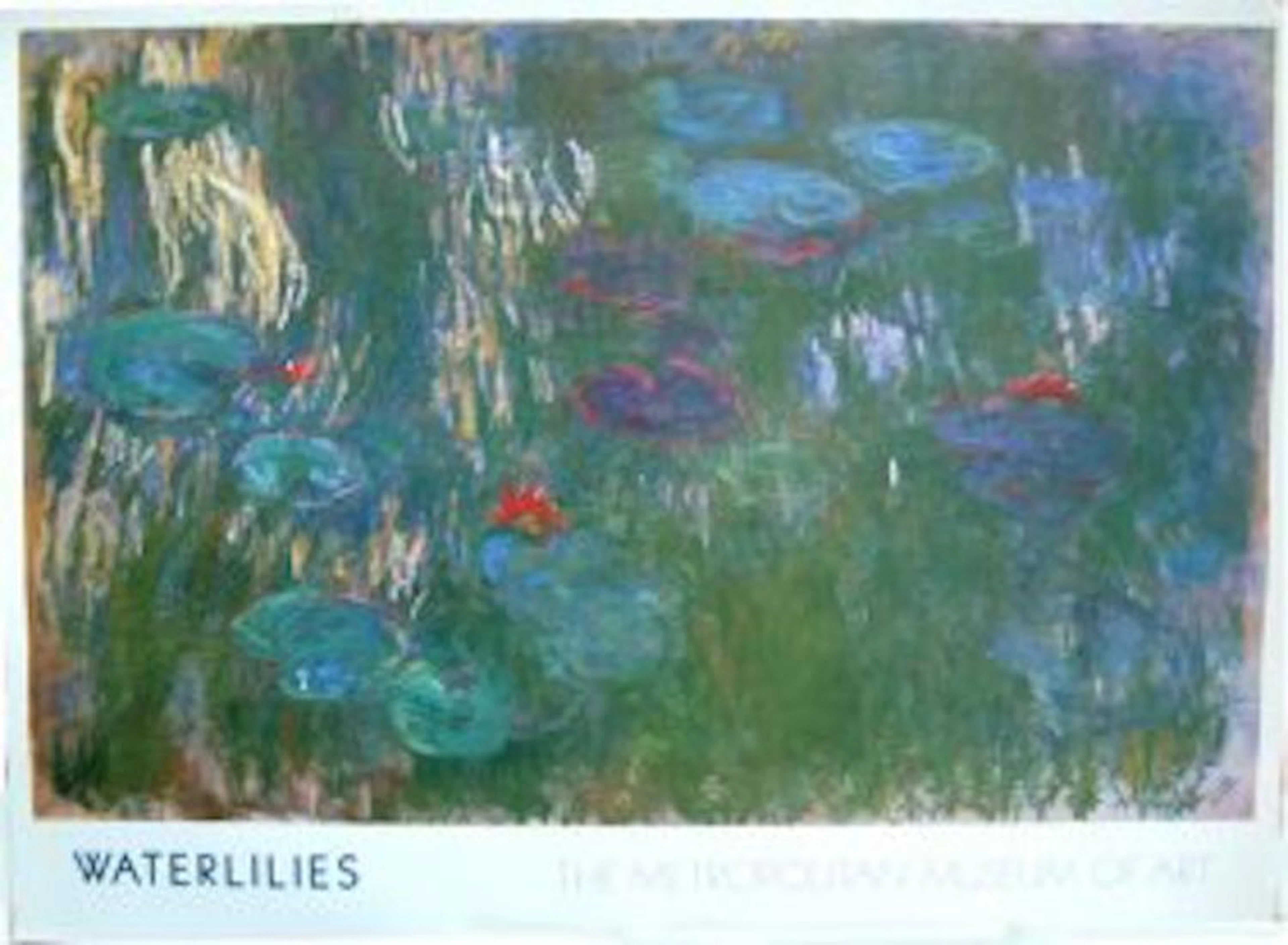CLAUDE MONET WATER LILIES-SHOW IN COPENHAGEN 1979-1980
