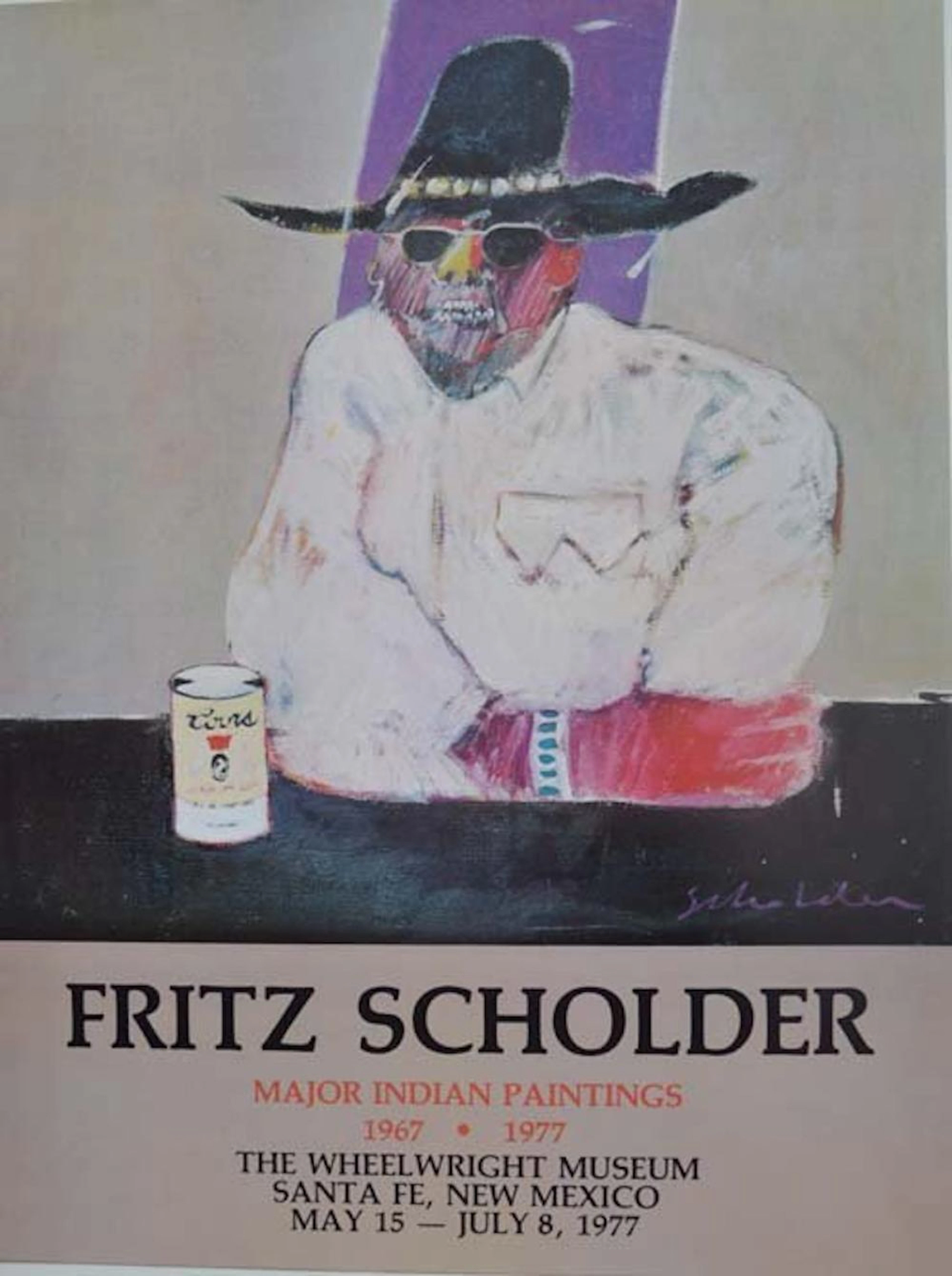 FRITZ SCHOLDER "INDIAN COWBOY" POSTER