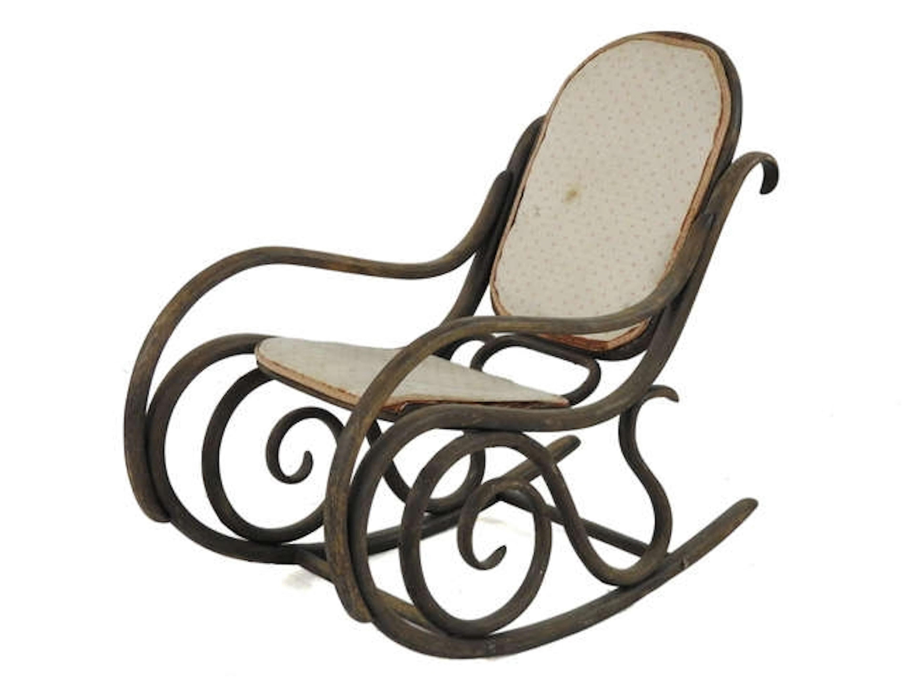 A Thonet rocking chair