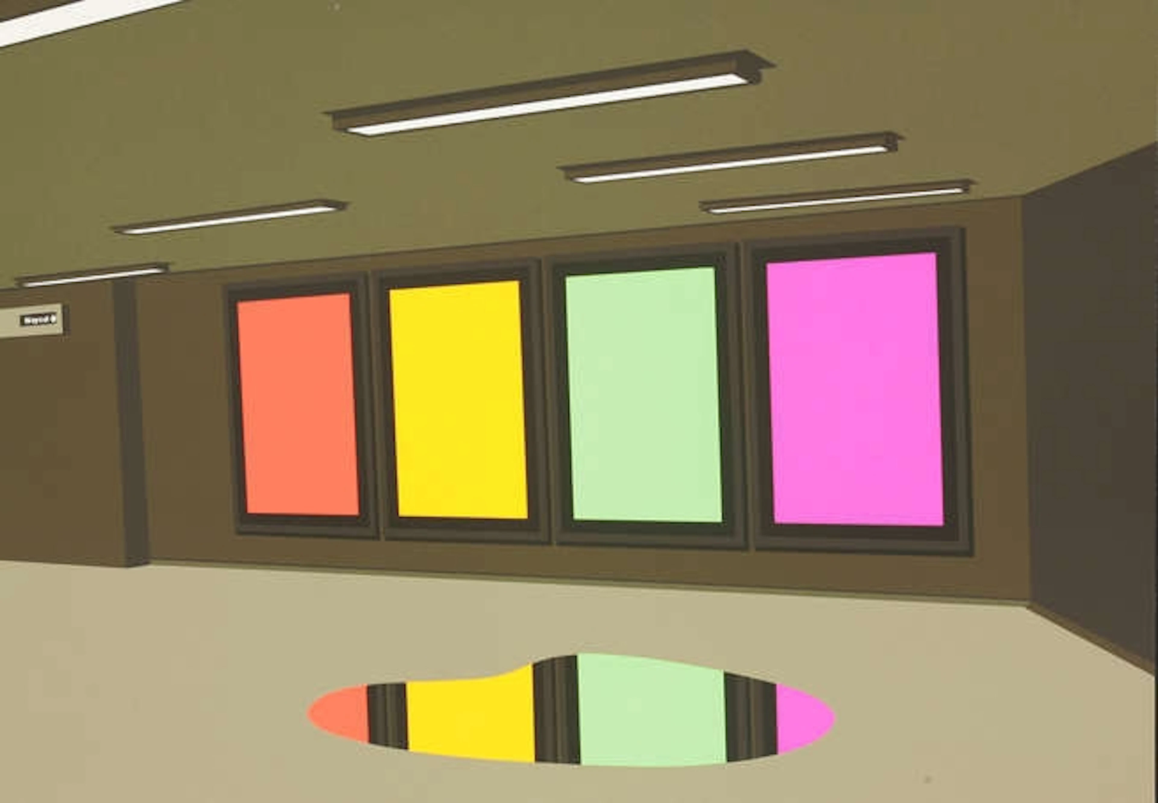 *Angus Fairhurst (British, 1966-2008) PROPOSAL FOR A PUBLIC PLACE Screenprint in colours, 2006, ...