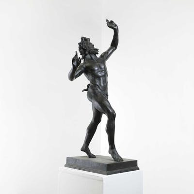 A bronze figure after the antique