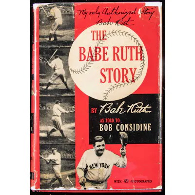 1948 Babe Ruth autographed