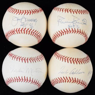 Lot of (6) Philadelphia Phillies stars and HOFers signed baseballs (EX-NM/MT)