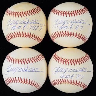 Lot of (7) Billy Williams signed L.Coleman NL baseballs (VG-EX/MT)