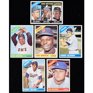 1966 Topps lot of (360+) cards with HOFers