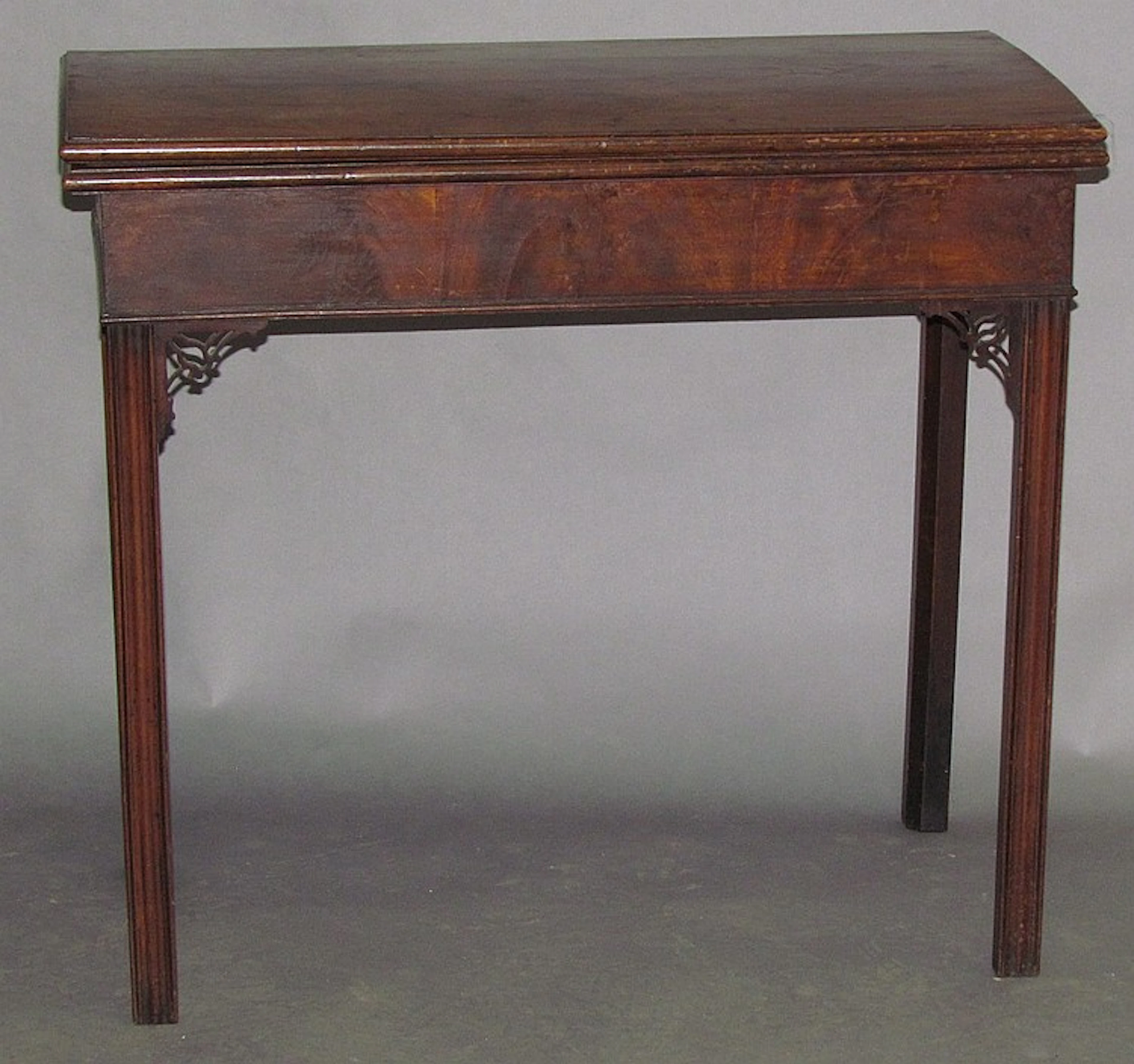 Chippendale game table