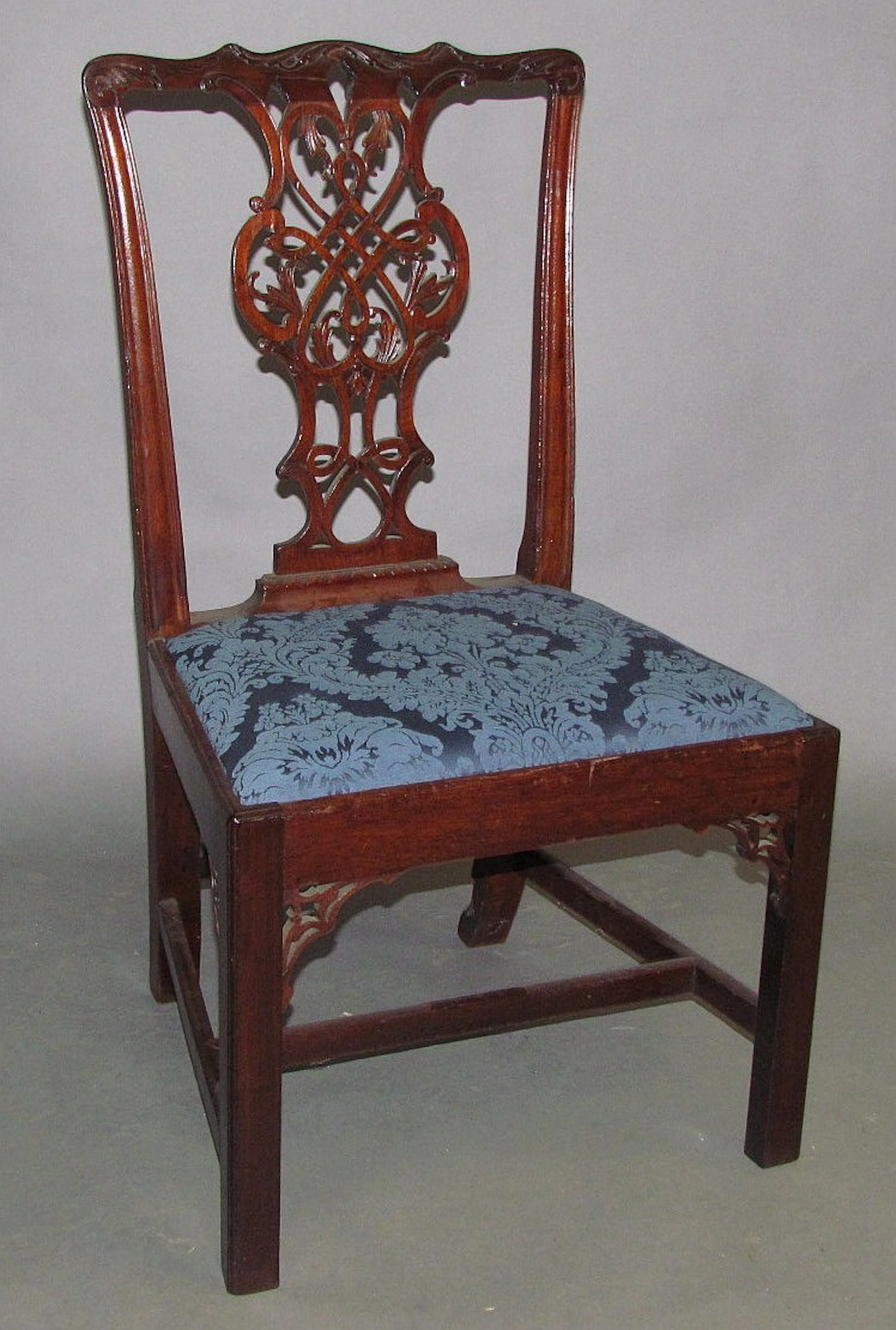 Lattice back Chippendale side chair