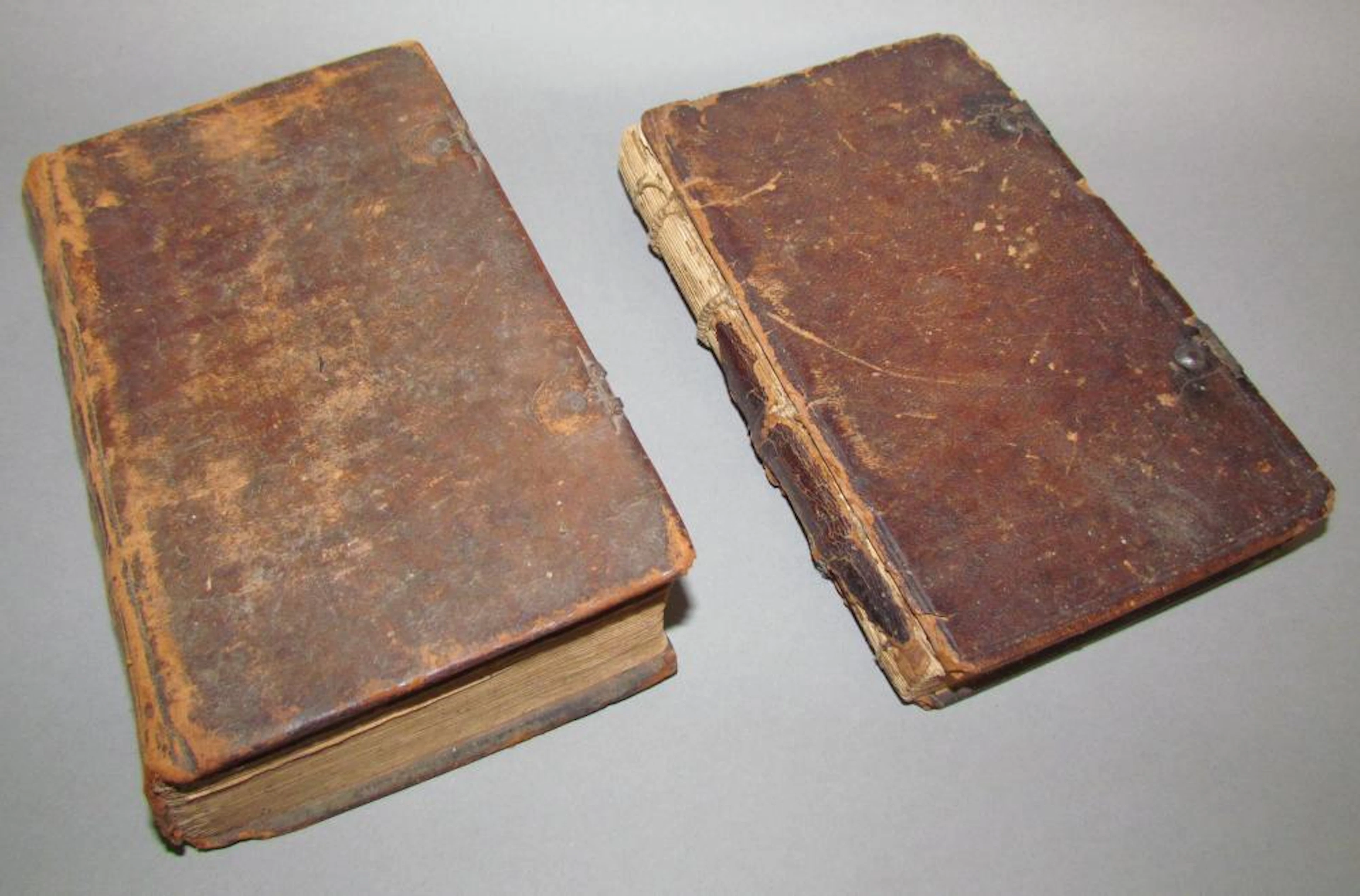 2 PA leather bound imprints