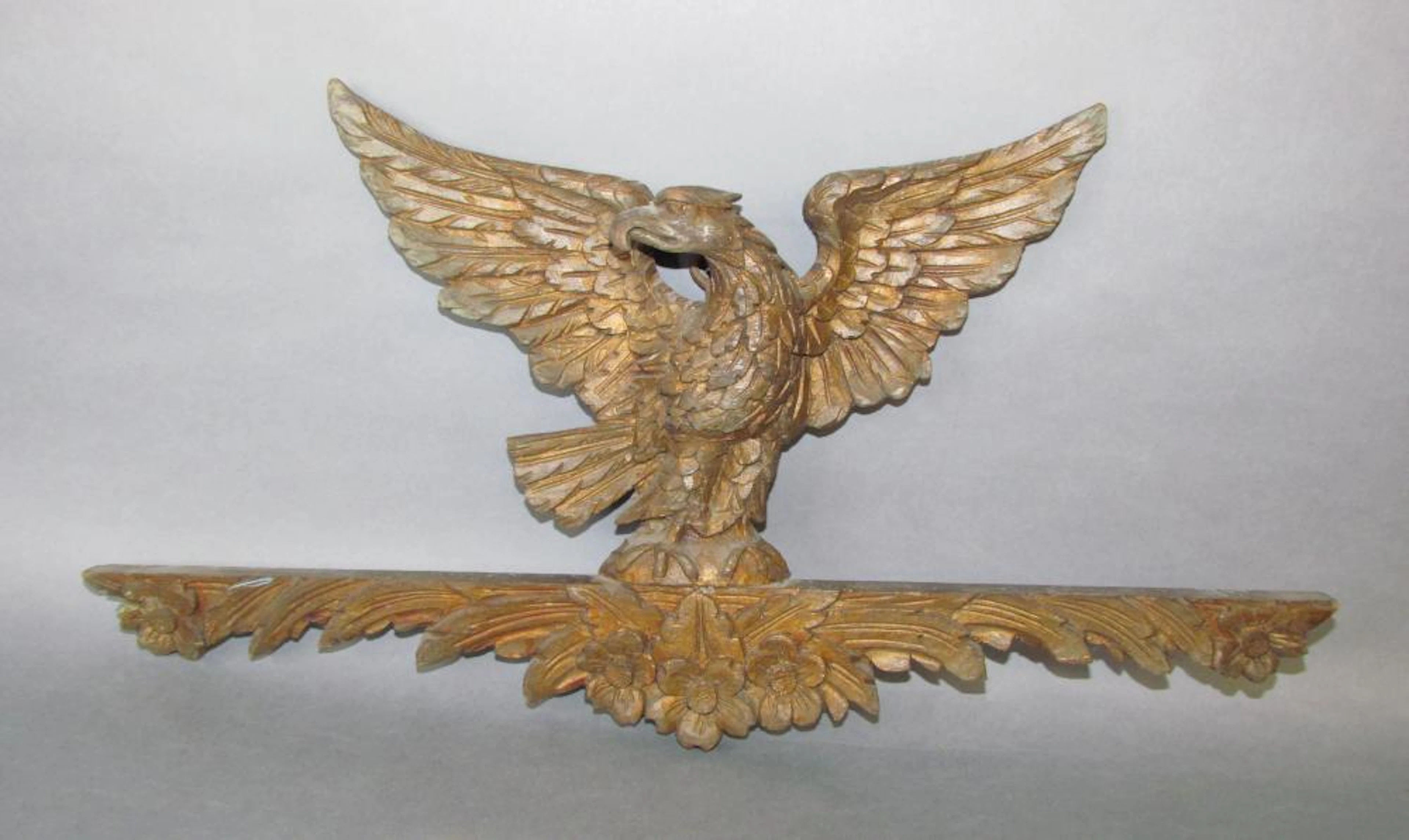 Carved American "Federal Eagle" crest