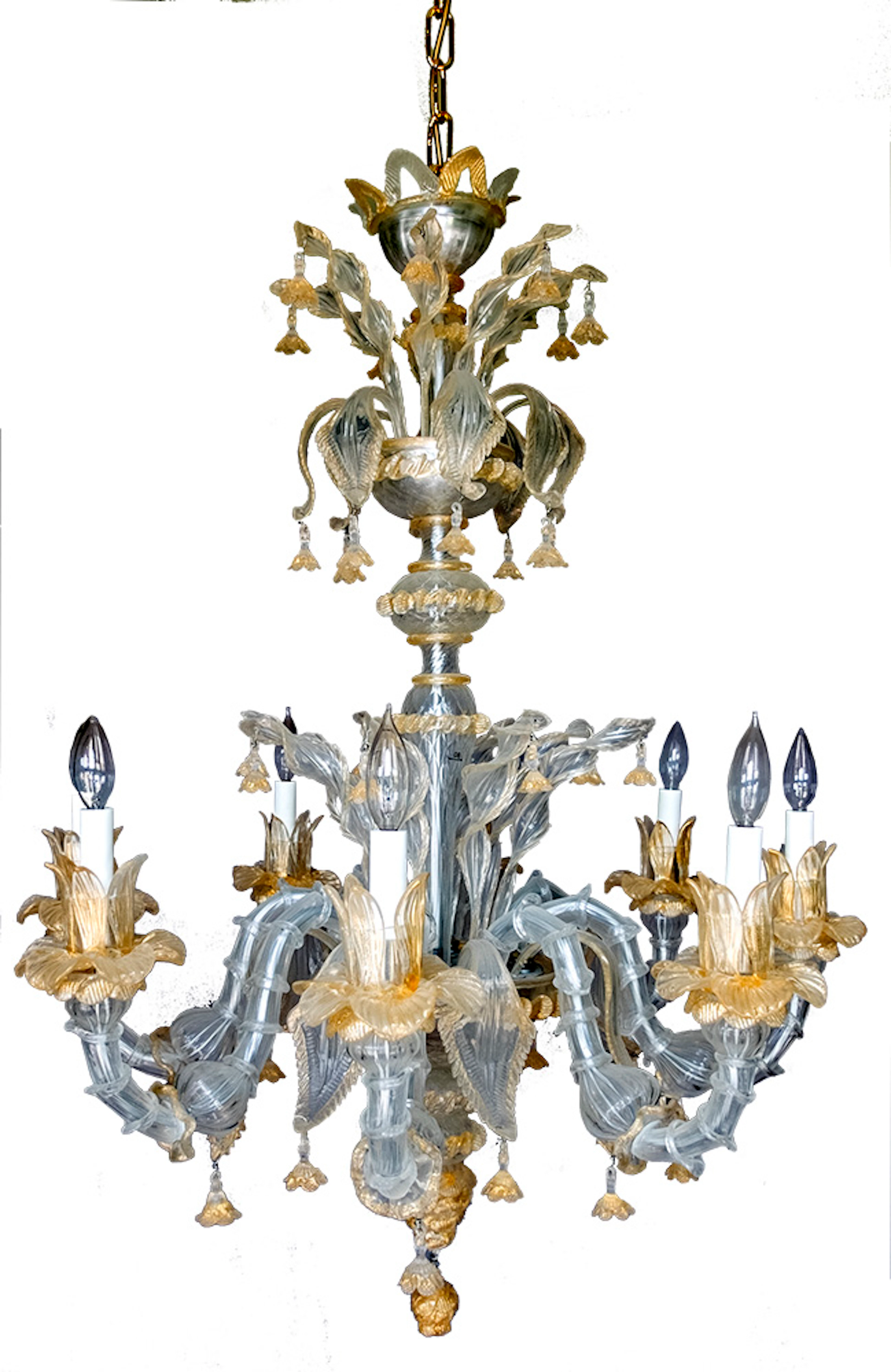 Murano Glass Chandelier, the Finest and Fanciest of Venetian Glass Chandeliers