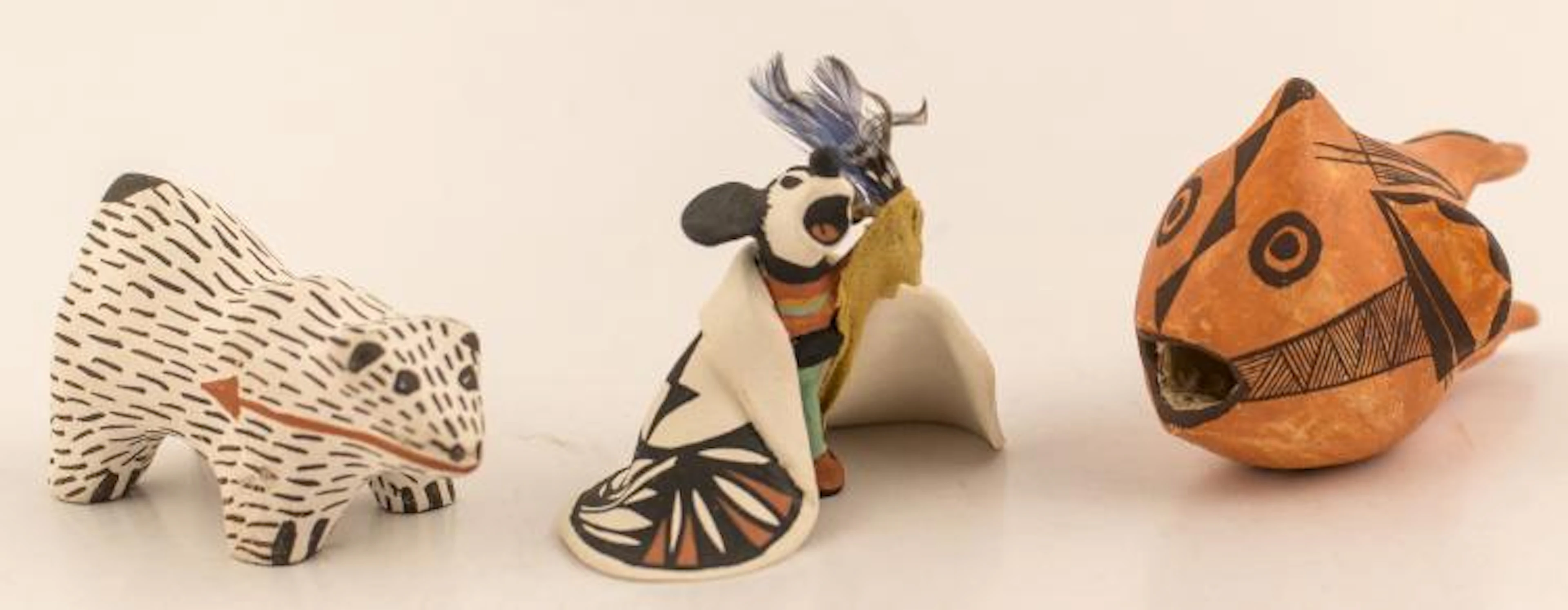 Three Animal Figurines