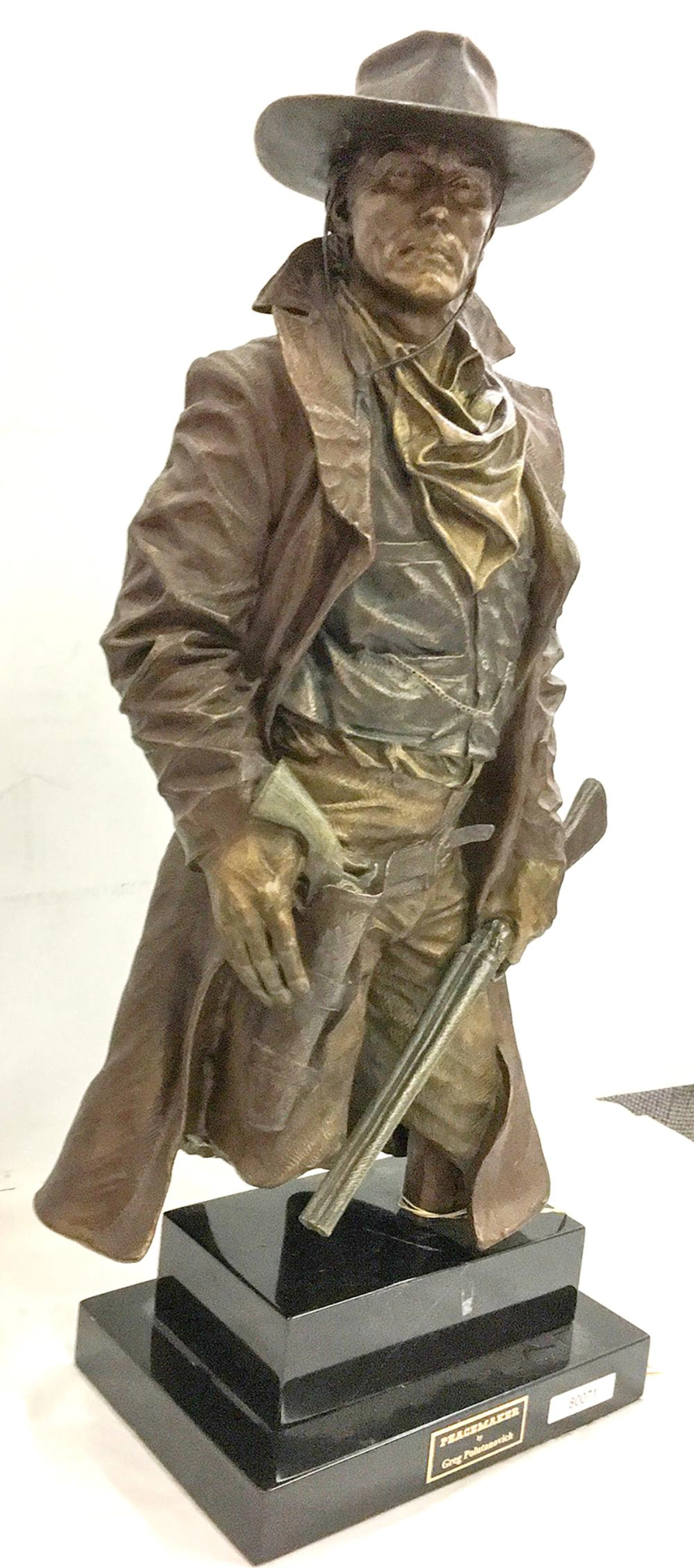 Bronze Sculpture/ "Peacemaker " / By Greg Polutanovich.