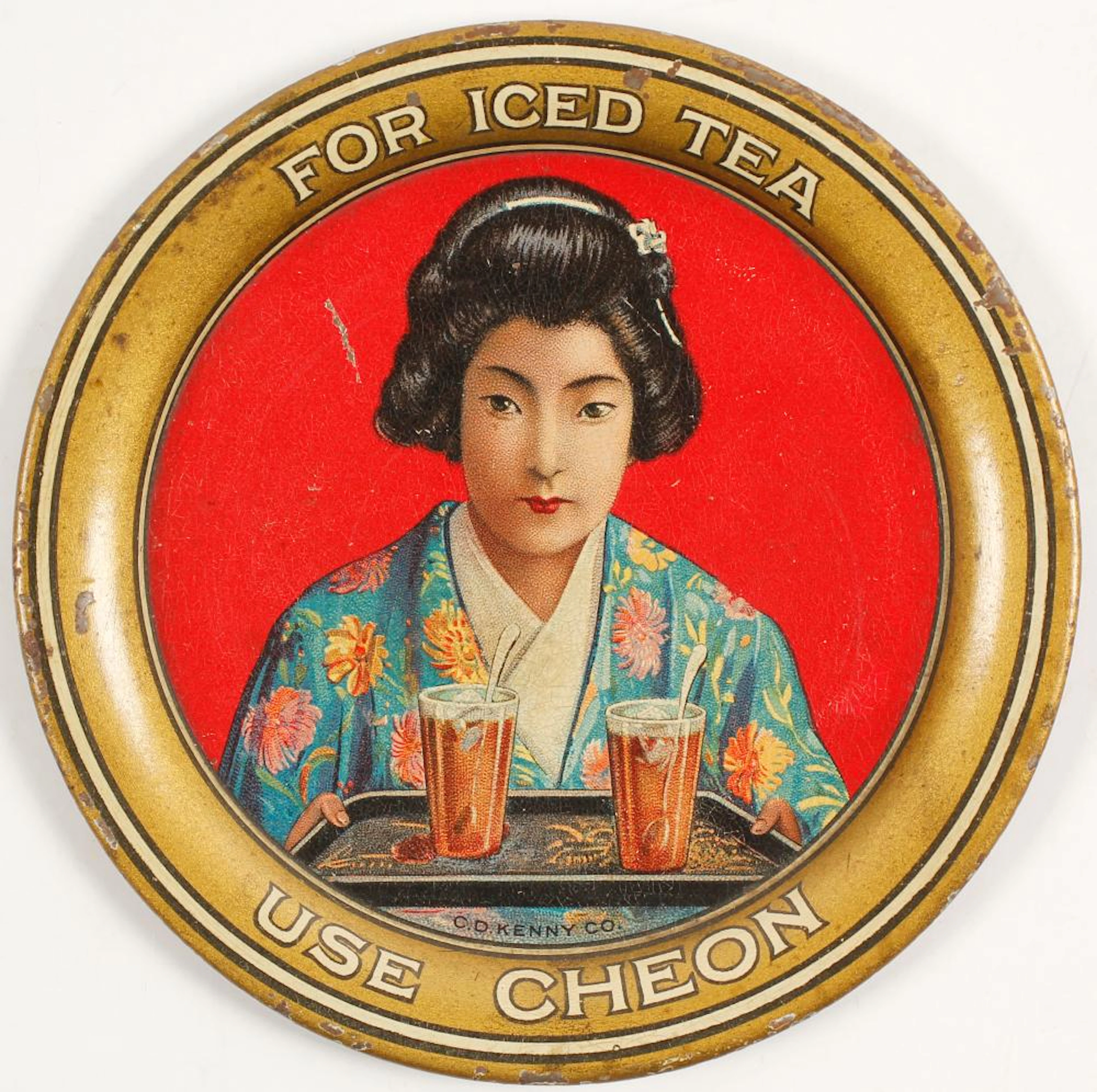 Cheon Iced Tea Advertising Tray (61654)