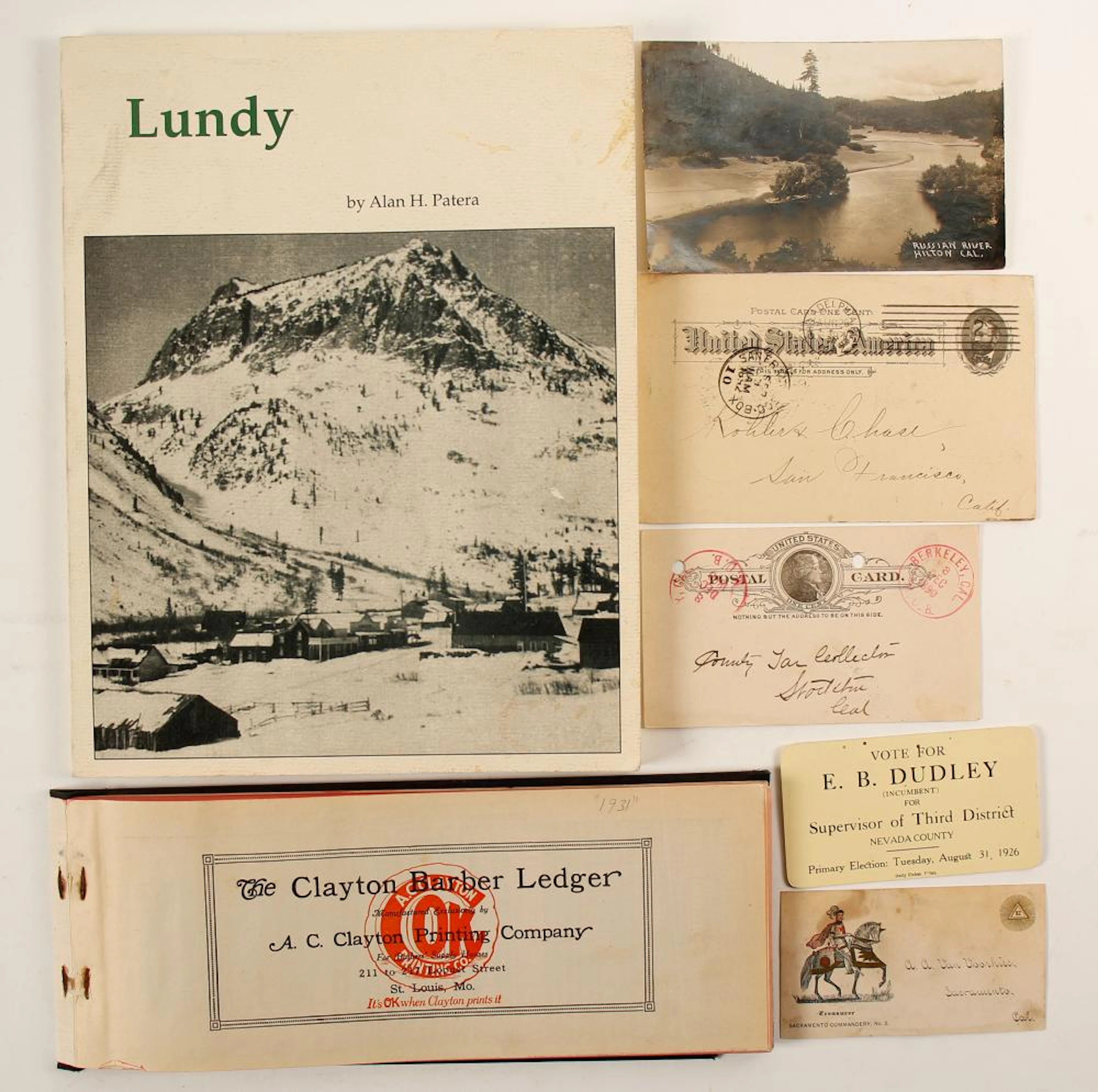 Northern California Items / 7 items. (100242)