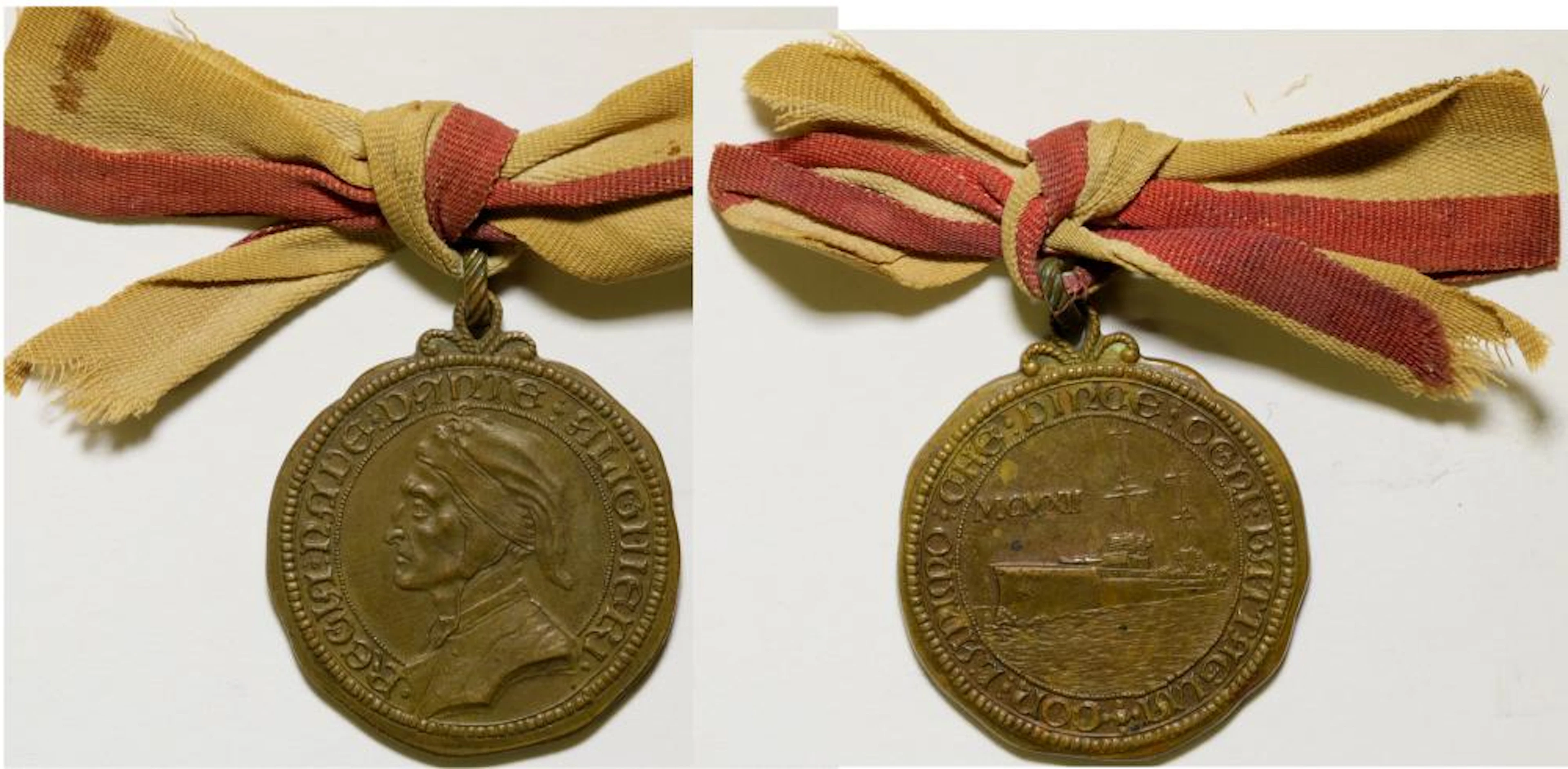 Dante Alighieri Warship Bronze Medal 108620