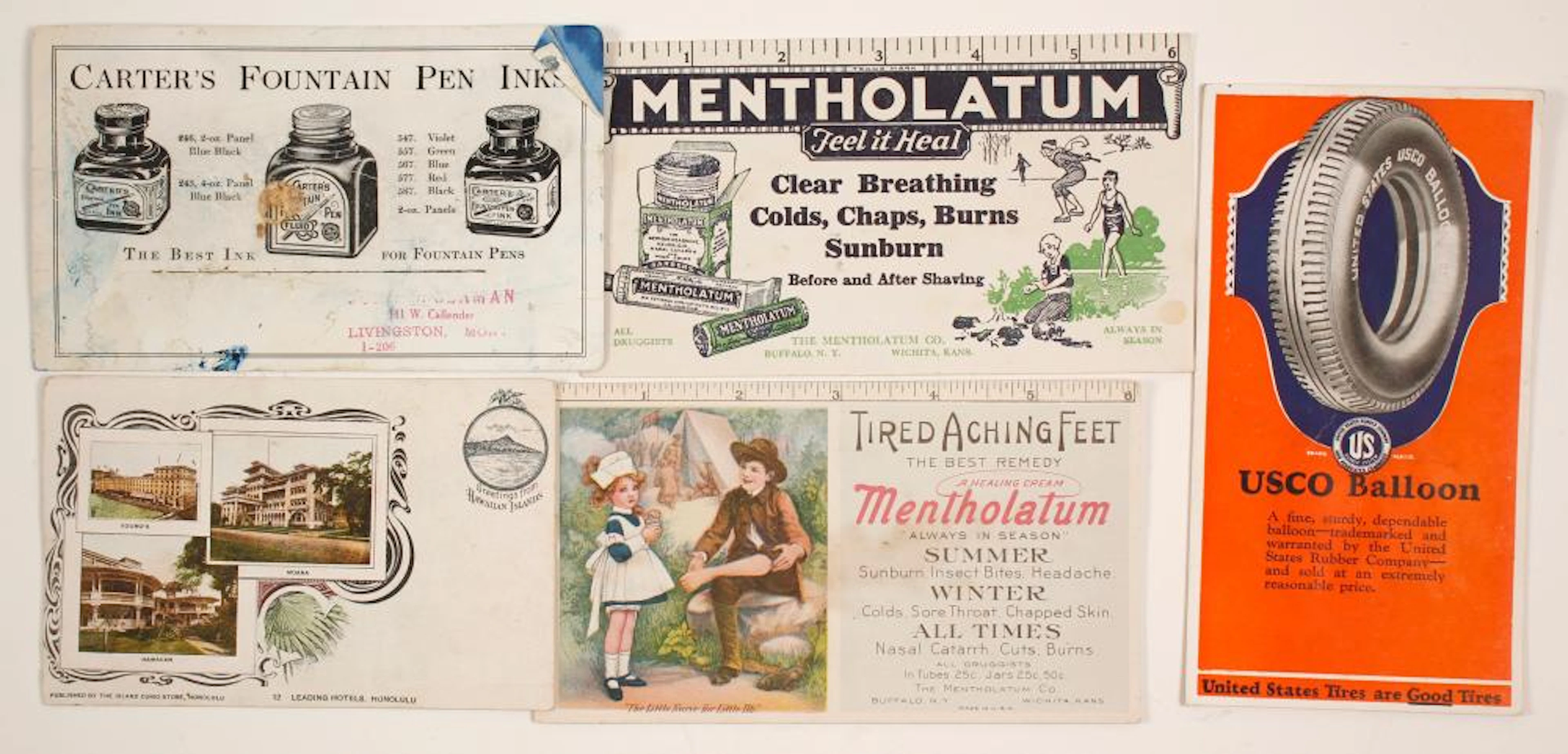 Pictorial Ink Blotter Group (6) #86408