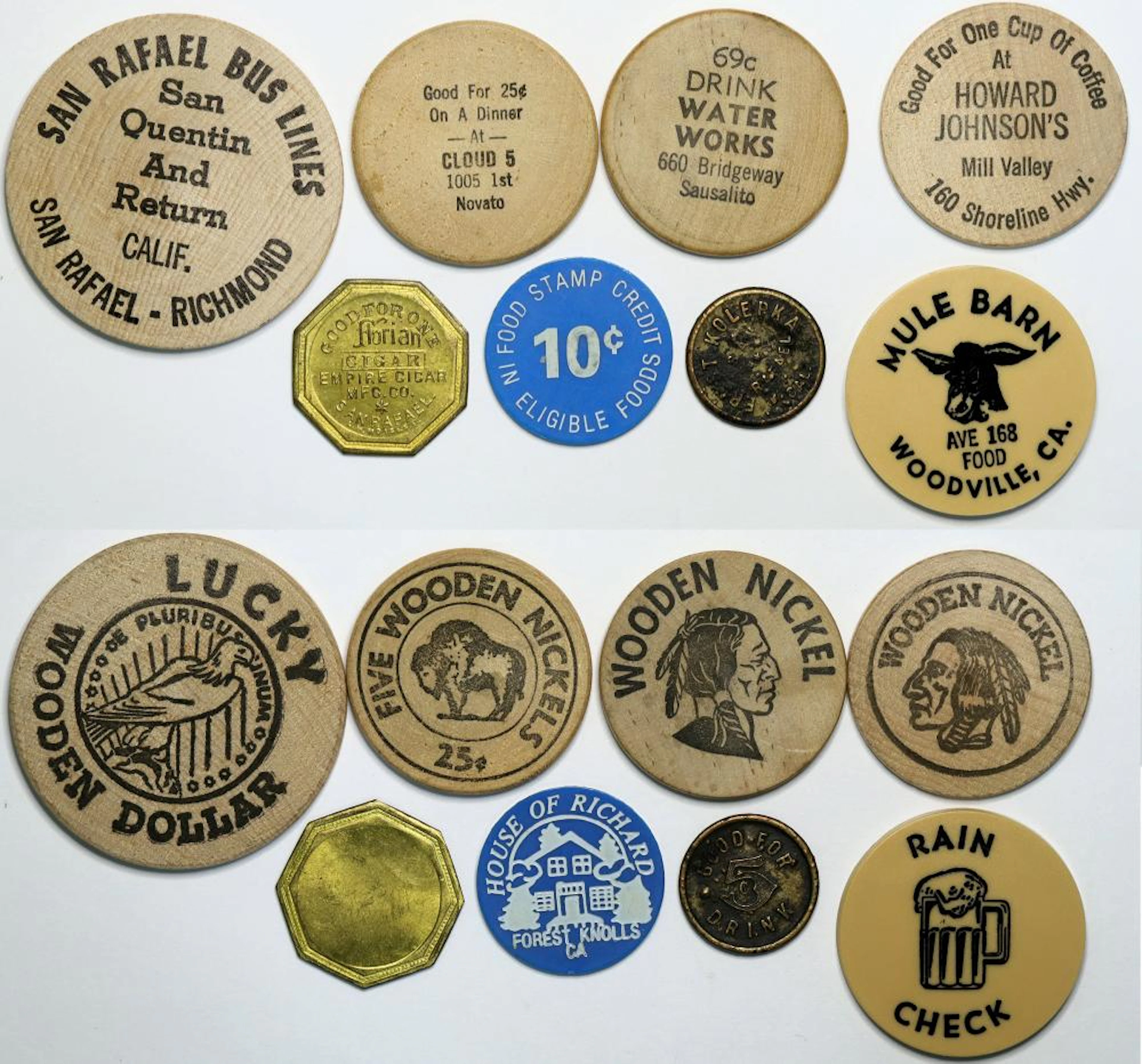 Marin County Tokens (112994)