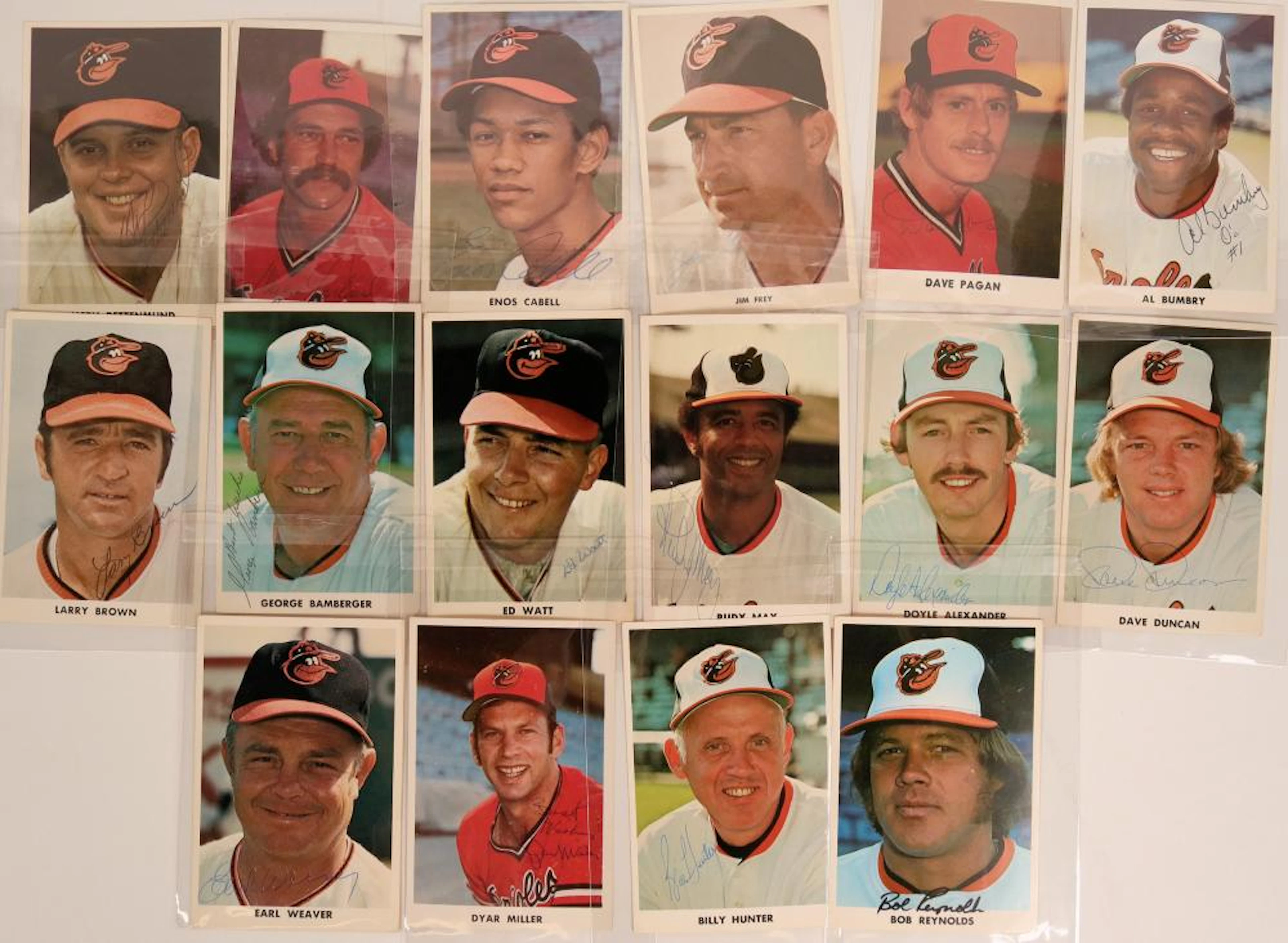 Baltimore Orioles Autographed Photo Post Cards (114938)
