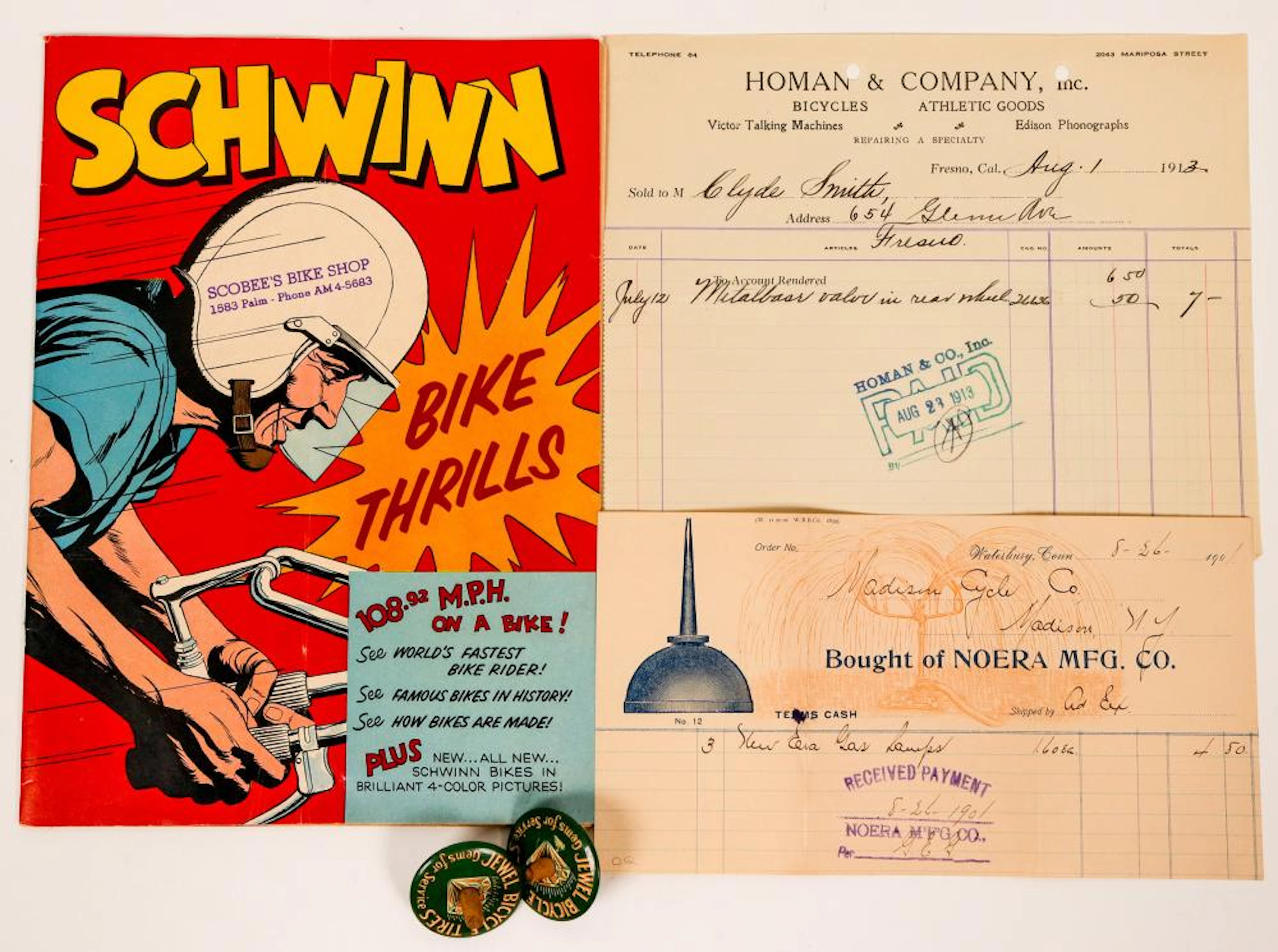 Historic Bicycle ephemera (115233)