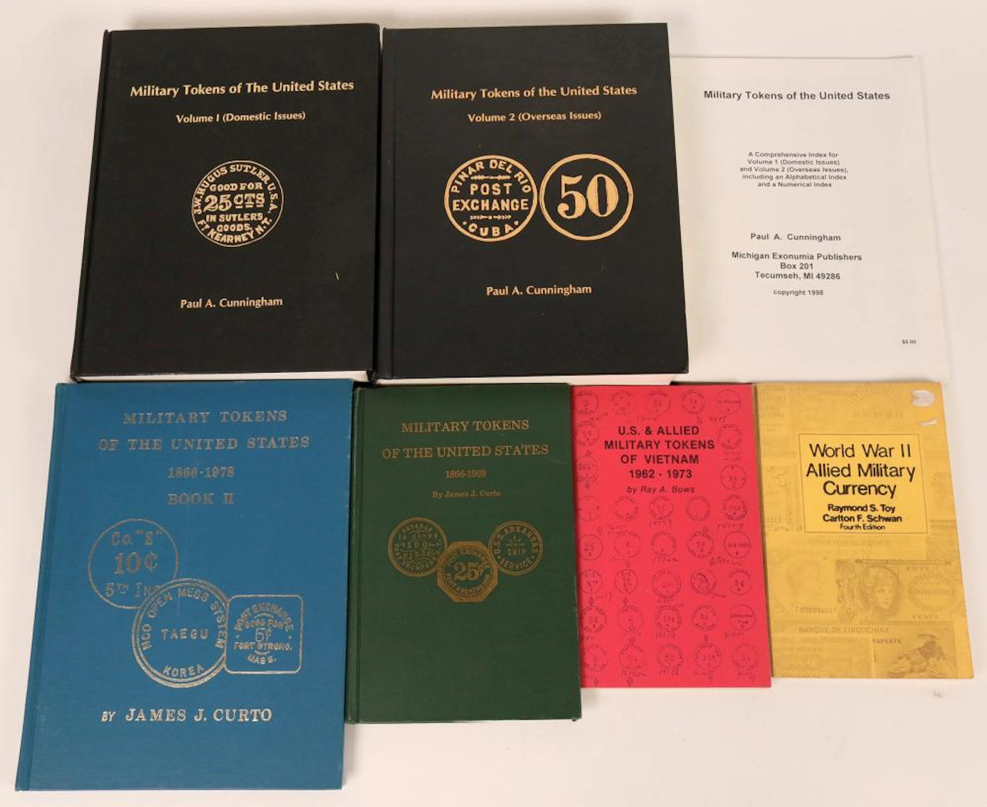 U.S. Military Token Reference Book Library (118958)