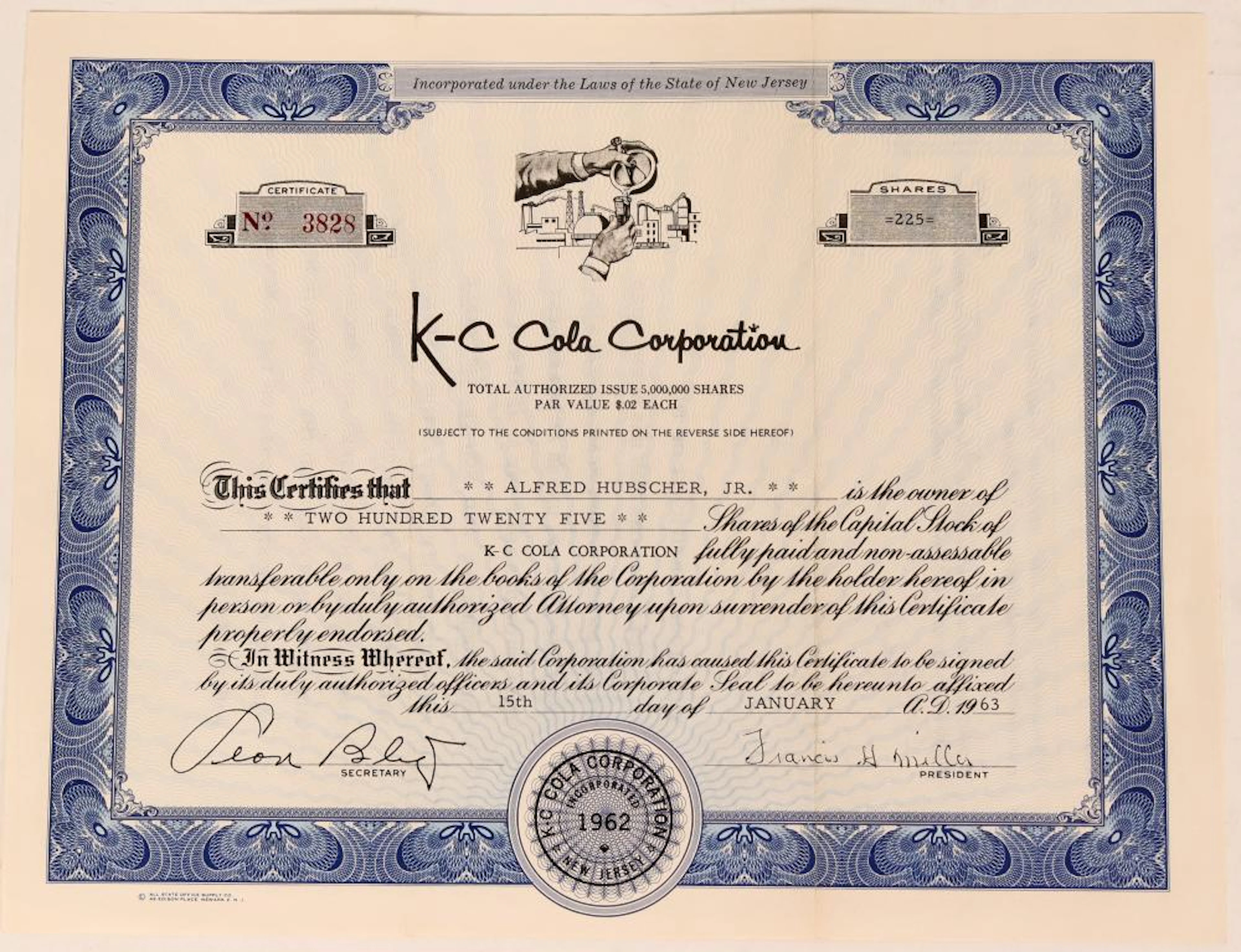 K-C Cola Corporation (123436)