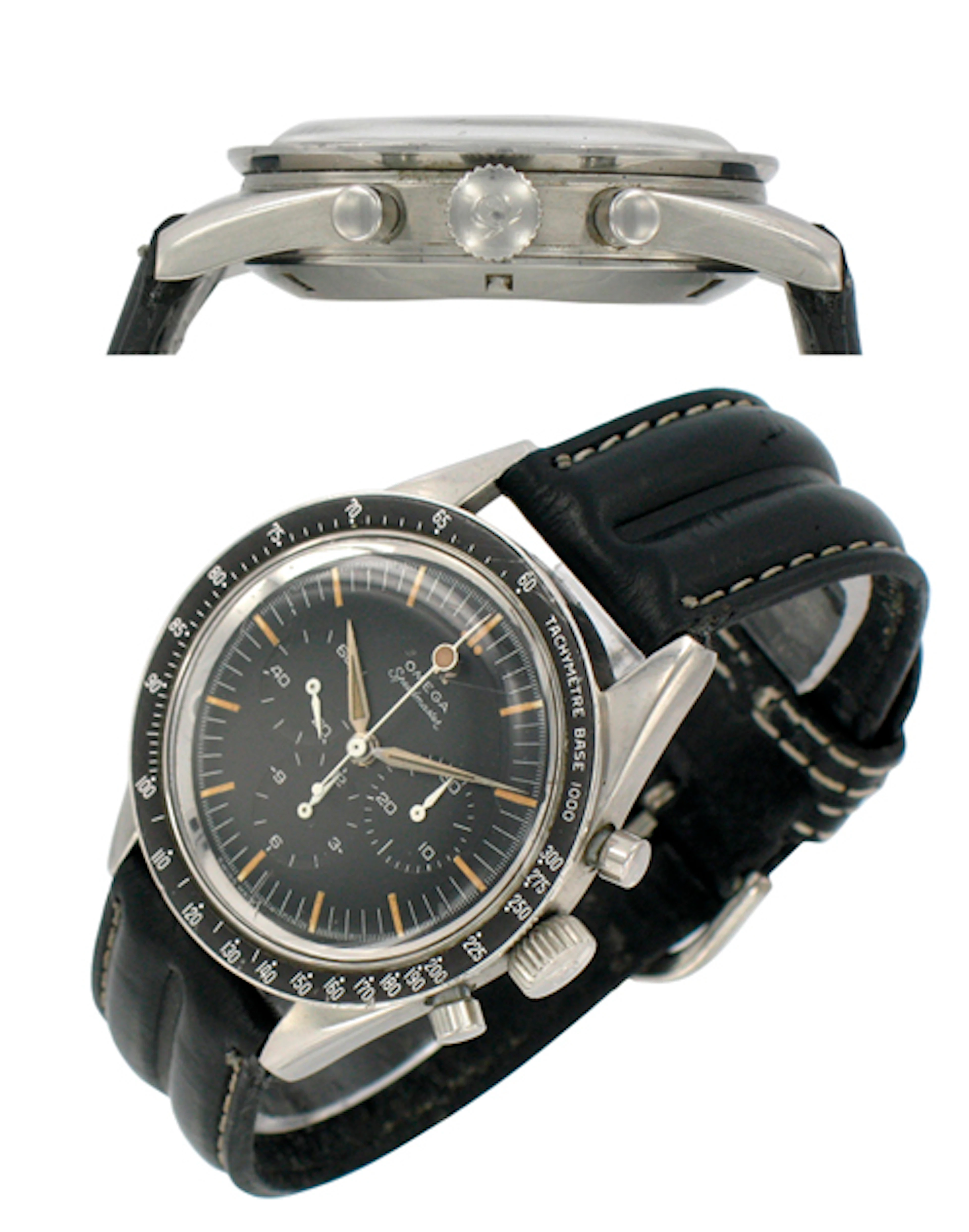 OMEGA Speedmaster Alpha. Vers 1960. Rare et intéressante montre-bracelet