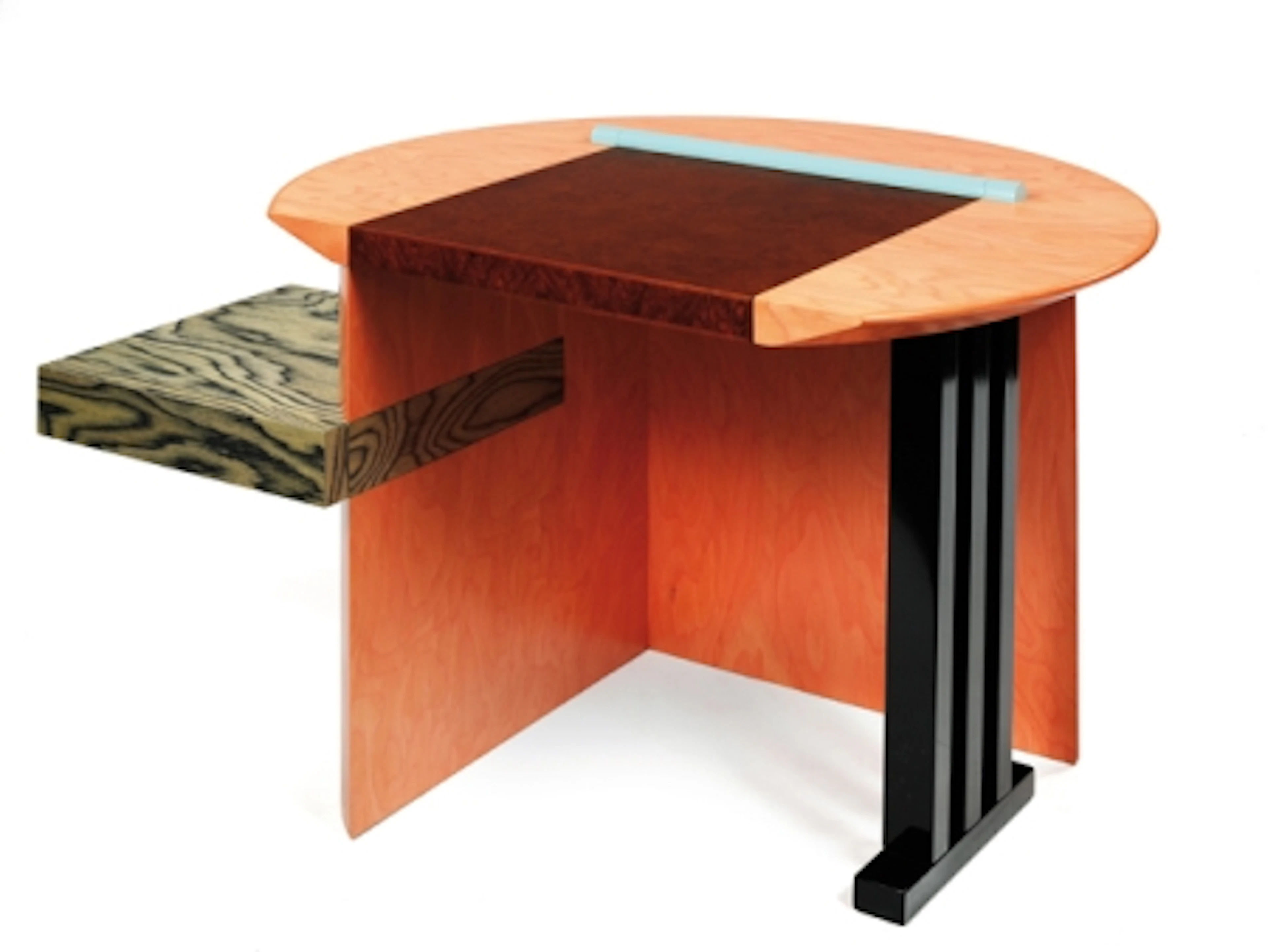 ff Aldo CIBIC (né en 1955) Bureau asymétrique "Sophia" corps