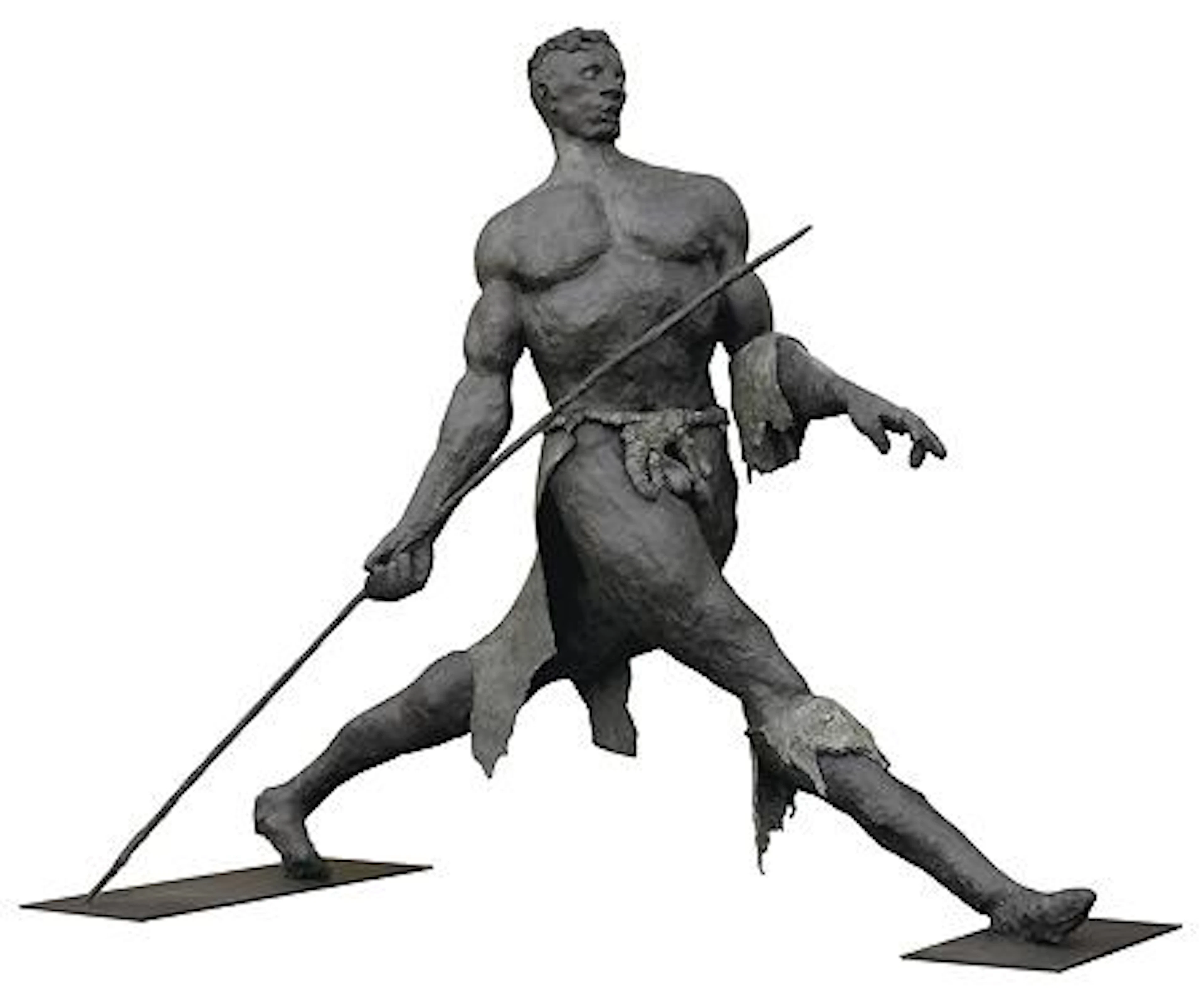 Ousmane Sow (Né en 1935) Le Lanceur